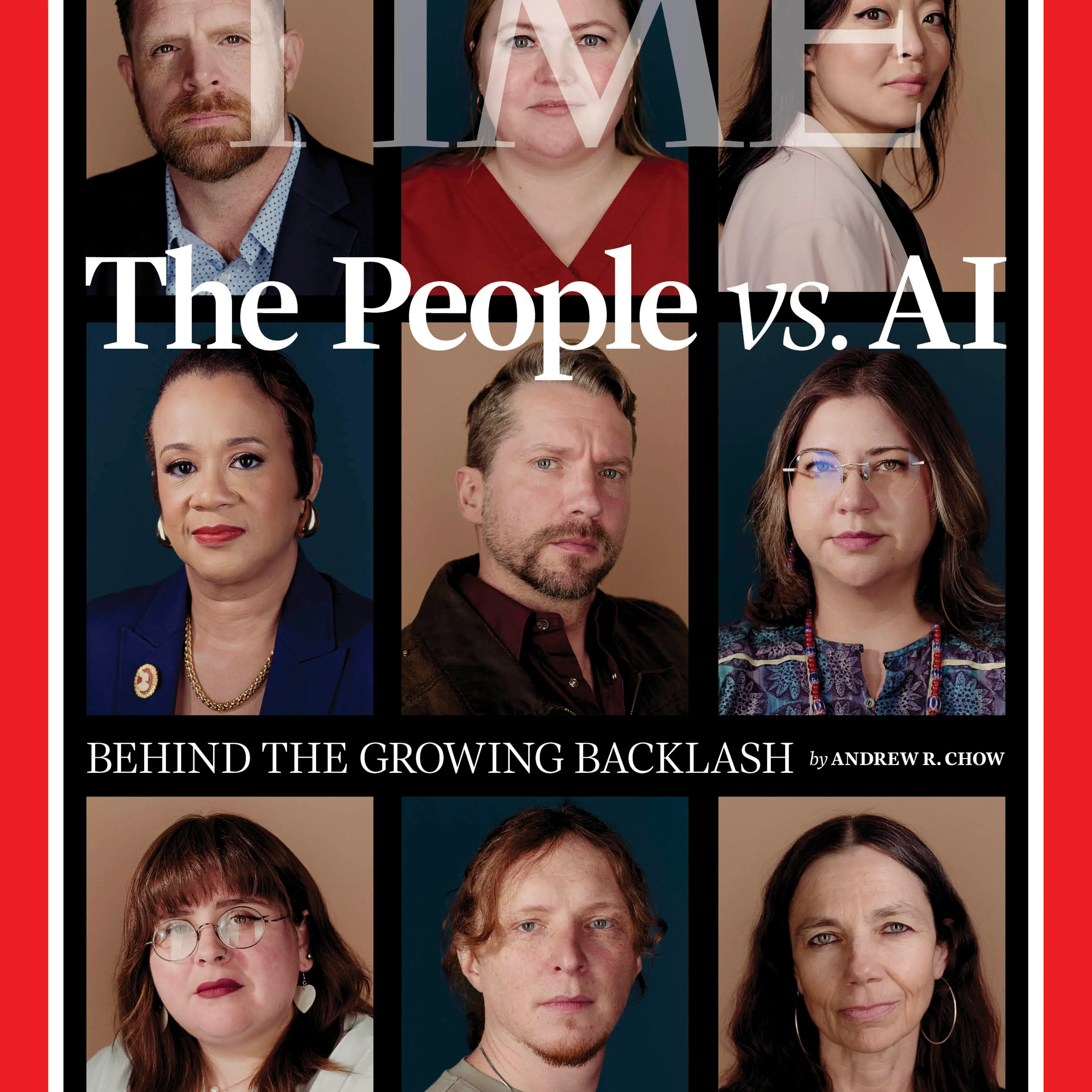 The People vs. AI Time magazine cover