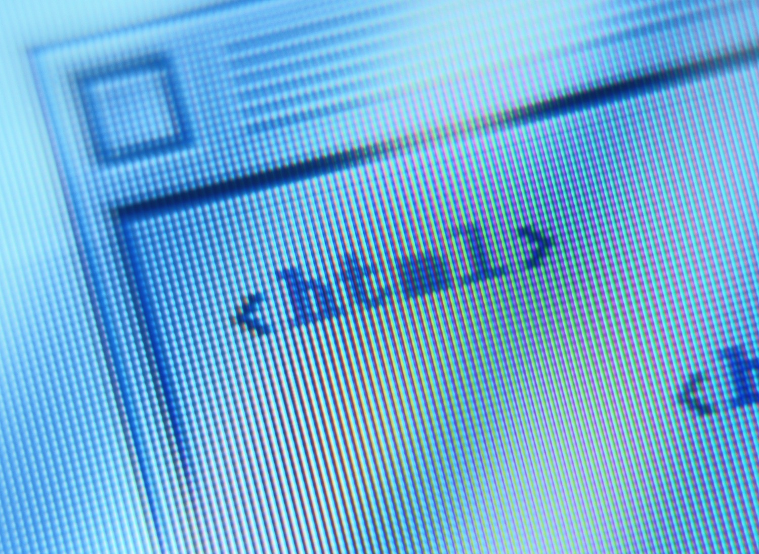 HTML Tag on a Computer Monitor Screen