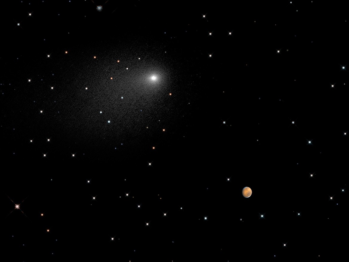 See A Comet's Close Encounter With Mars