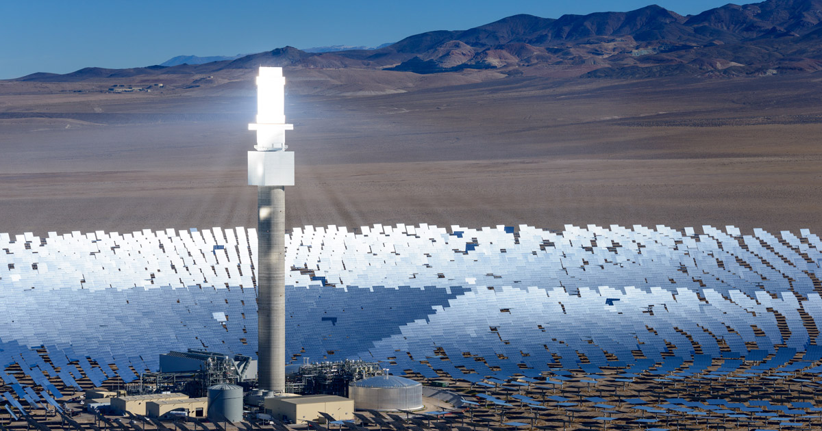 This Solar Power Plant Can Run All Night