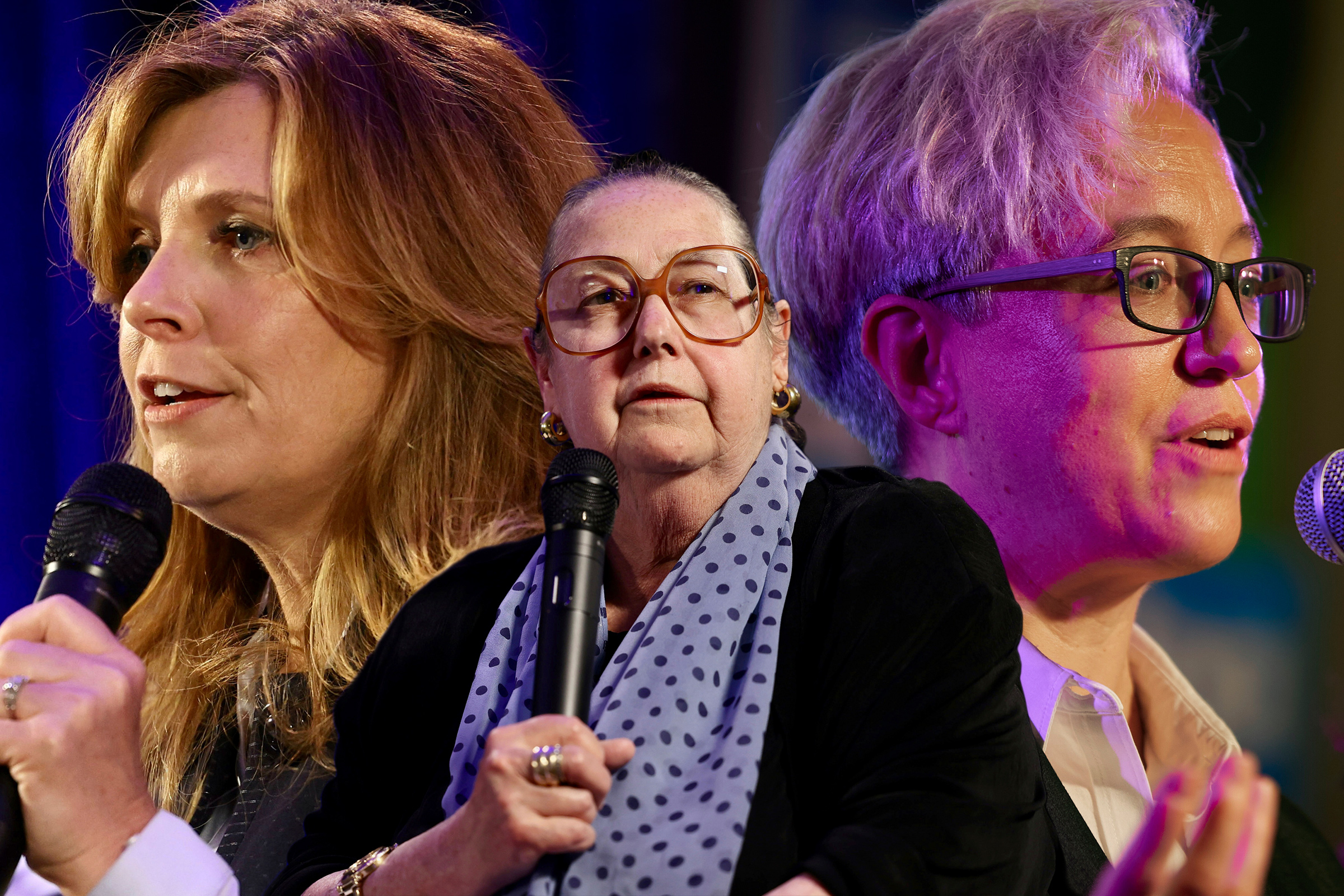 From left: Republican nominee Christine Drazan, unaffiliated candidate Betsy Johnson, and Democratic candidate Tina Kotek. 