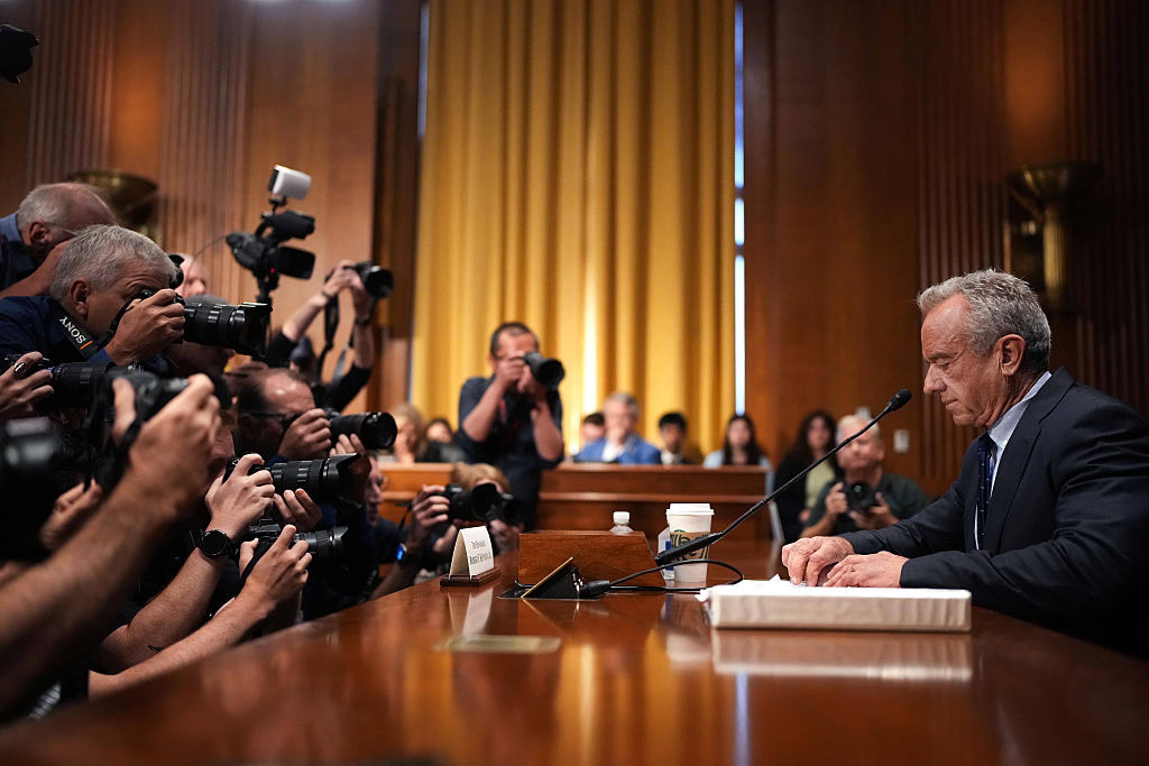 RFK Jr. Questions Vaccines at Senate Hearing