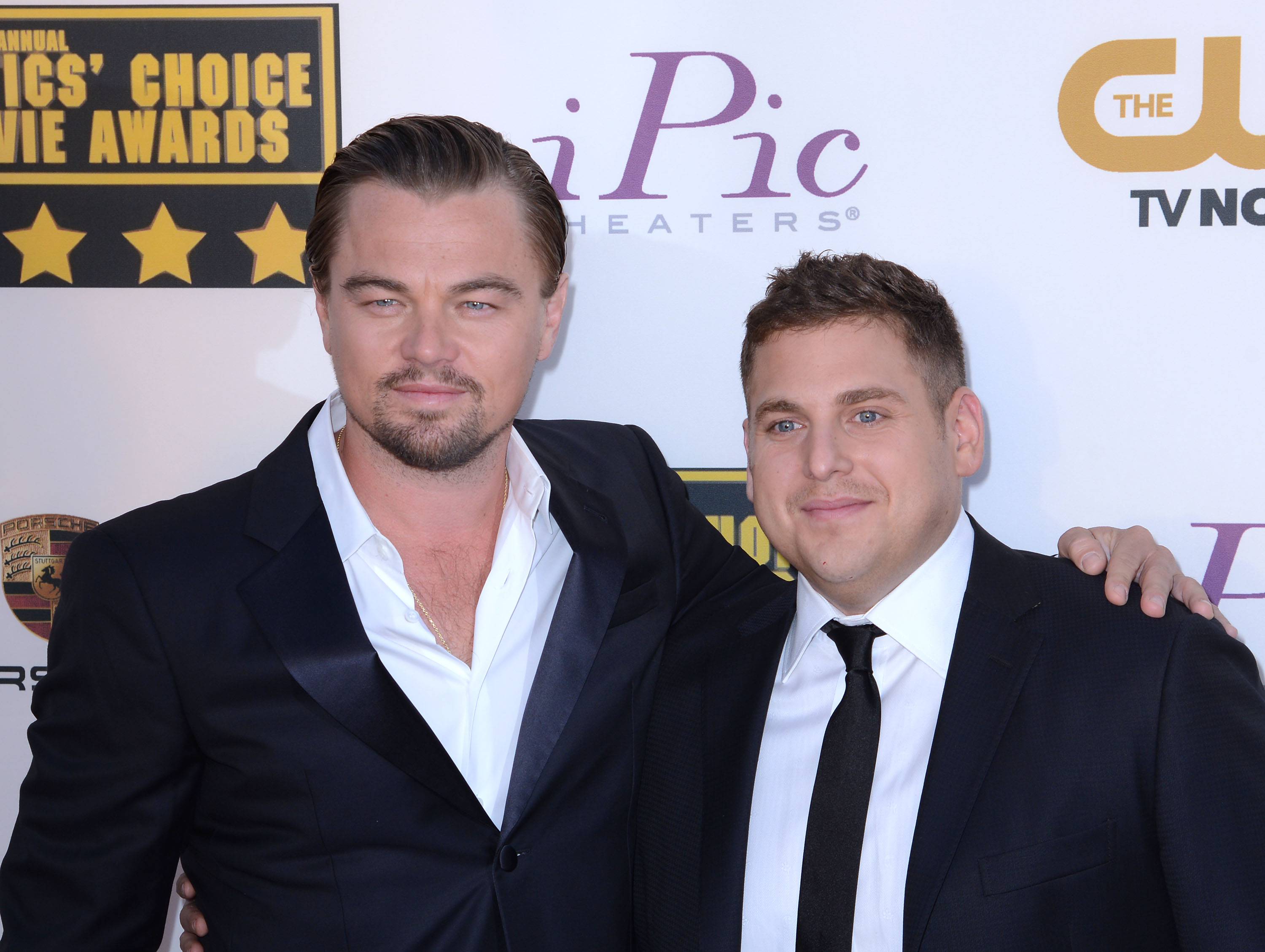 Leonardo DiCaprio and Jonah Hill