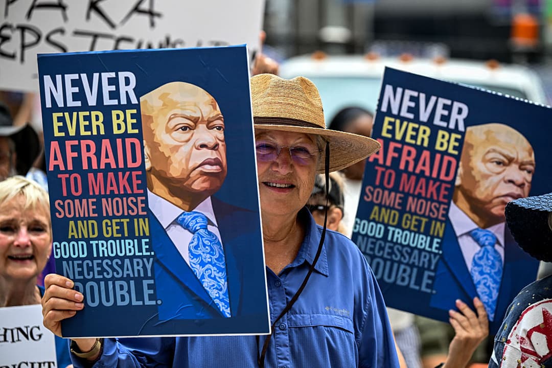 ‘Good Trouble’ Protests Against Trump Being Held Across U.S.