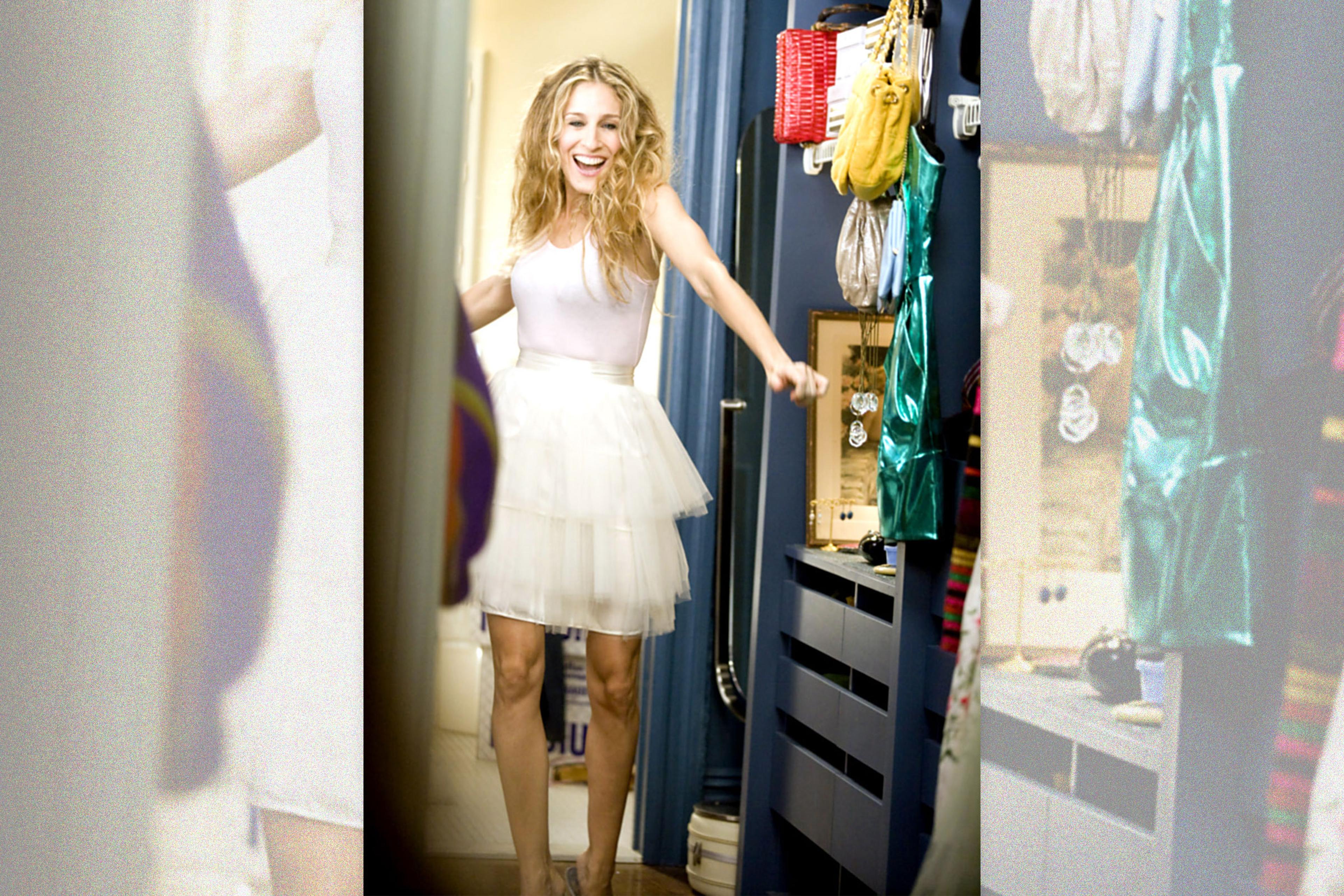 Carrie Bradshaw's Tutu from SATC Opening Credits Is On Sale Carrie Bradshaw's Tutu from SATC Opening Credits Is On Sale