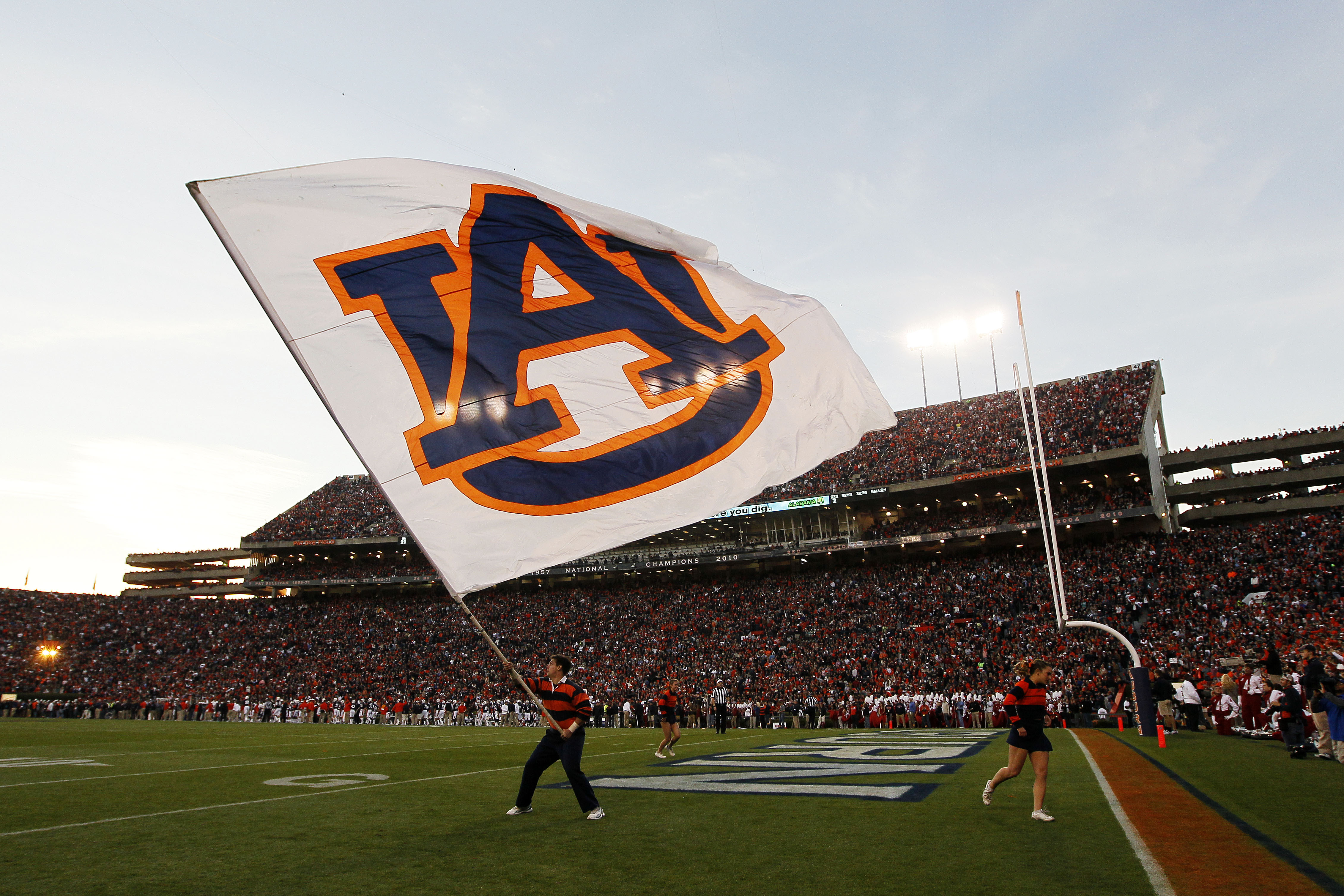 Football: Helmet Worn by Auburn Tigers' Chris Davis Sells for $47K