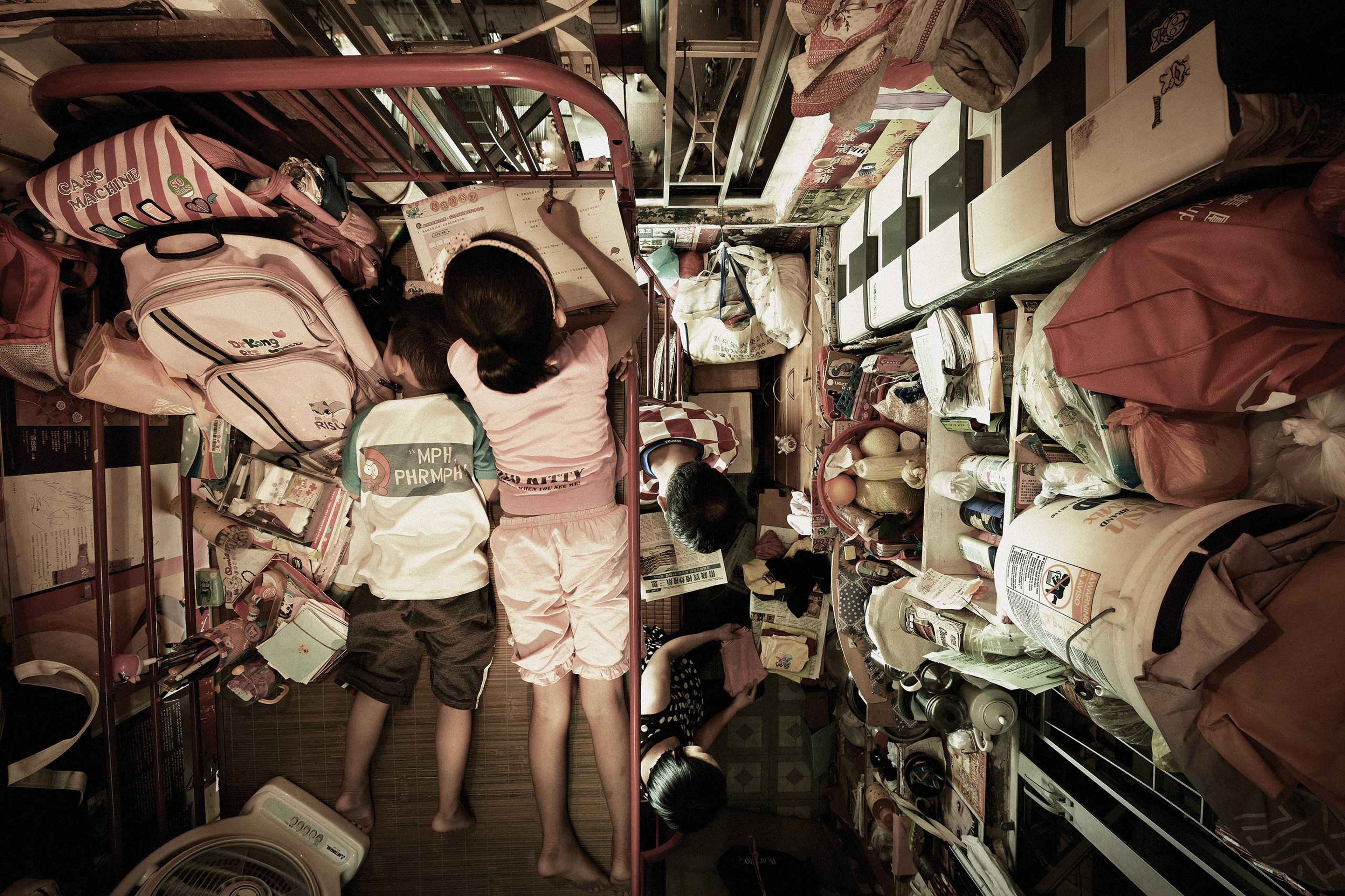 Trapped 08. From the Series: Subdivided Flats, 2012, Hong Kong.