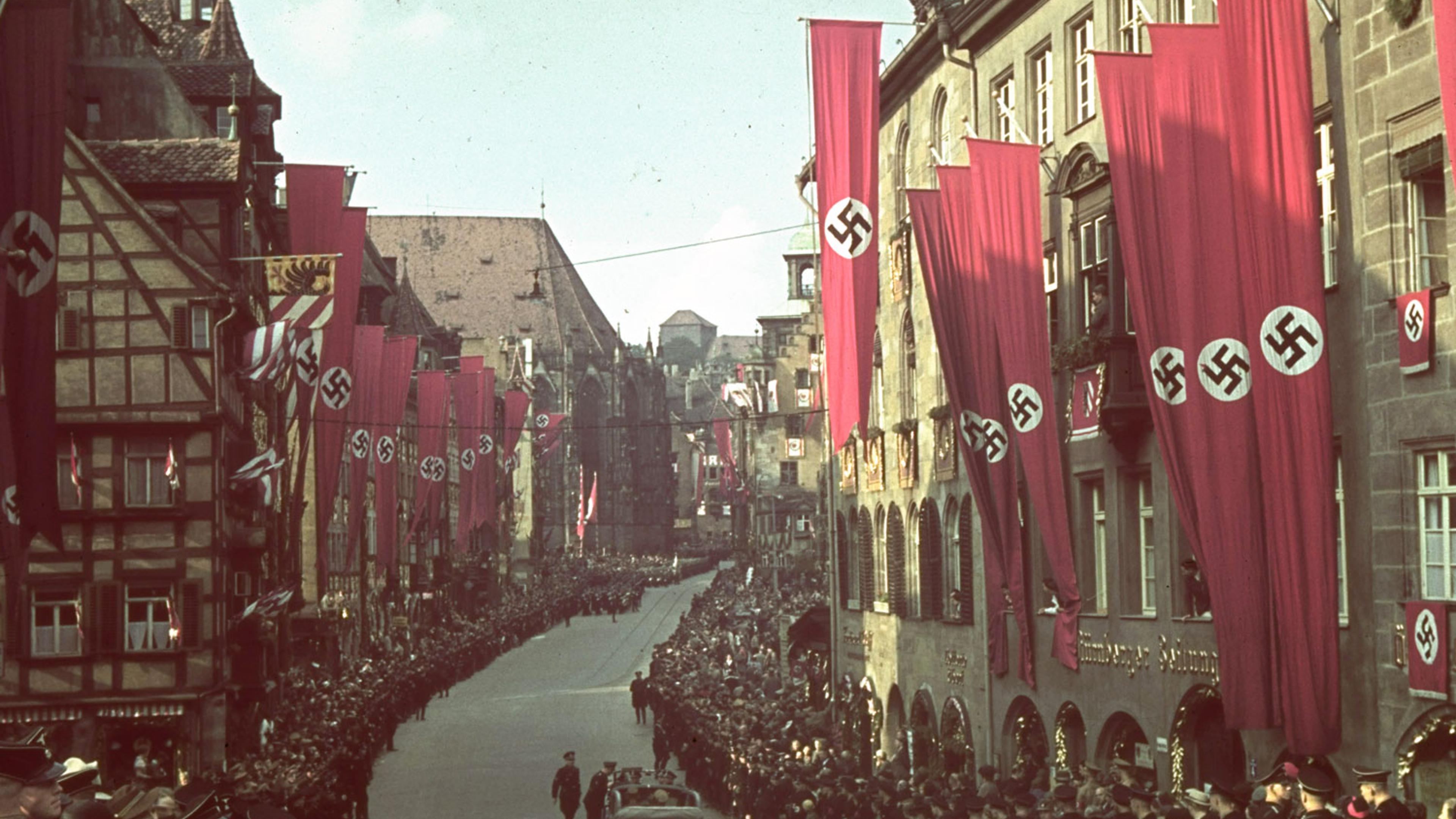 Nazi Background Nazi Propaganda and the Myth of 'Aryan' Invincibility | Color Photos
