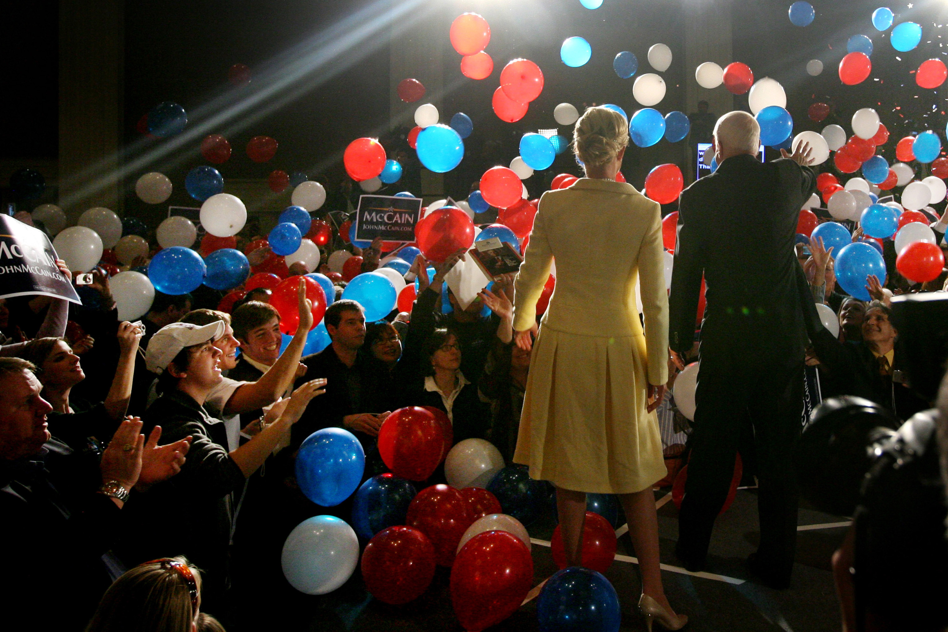 John McCain Celebrates Primary Night In Dallas