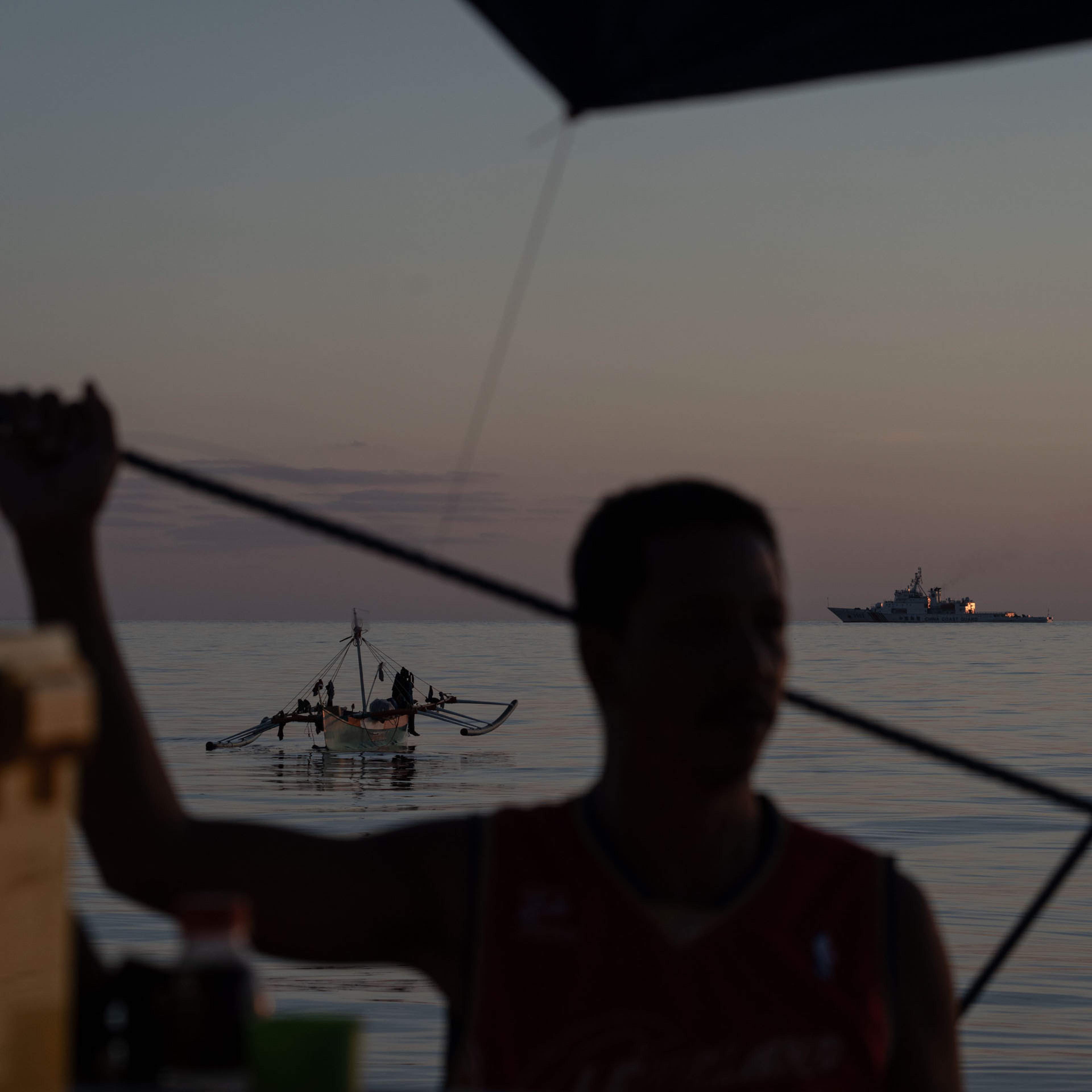 Filipino fishermen in the South China Sea fighting for their existence against China.