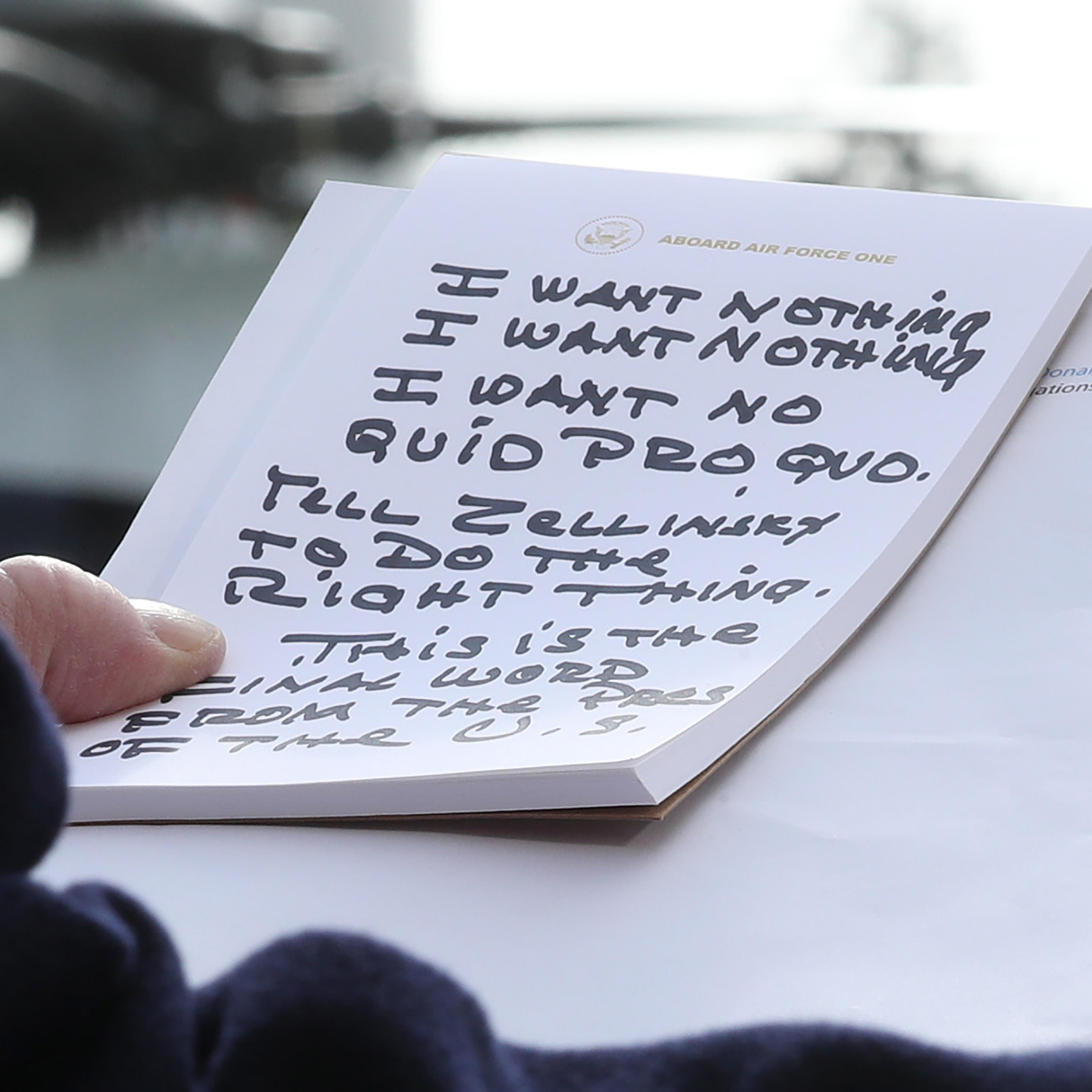 President Trump Departs White House En Route To Austin, Texas