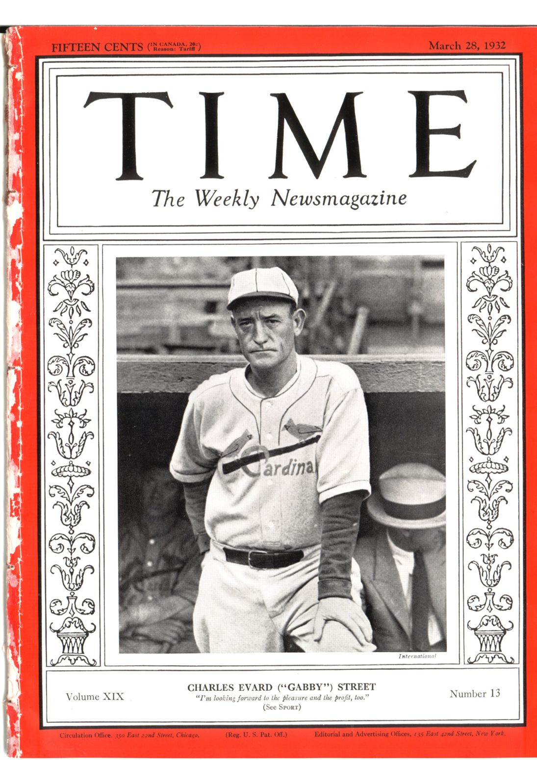 Magazine Cover: 1932-03-28