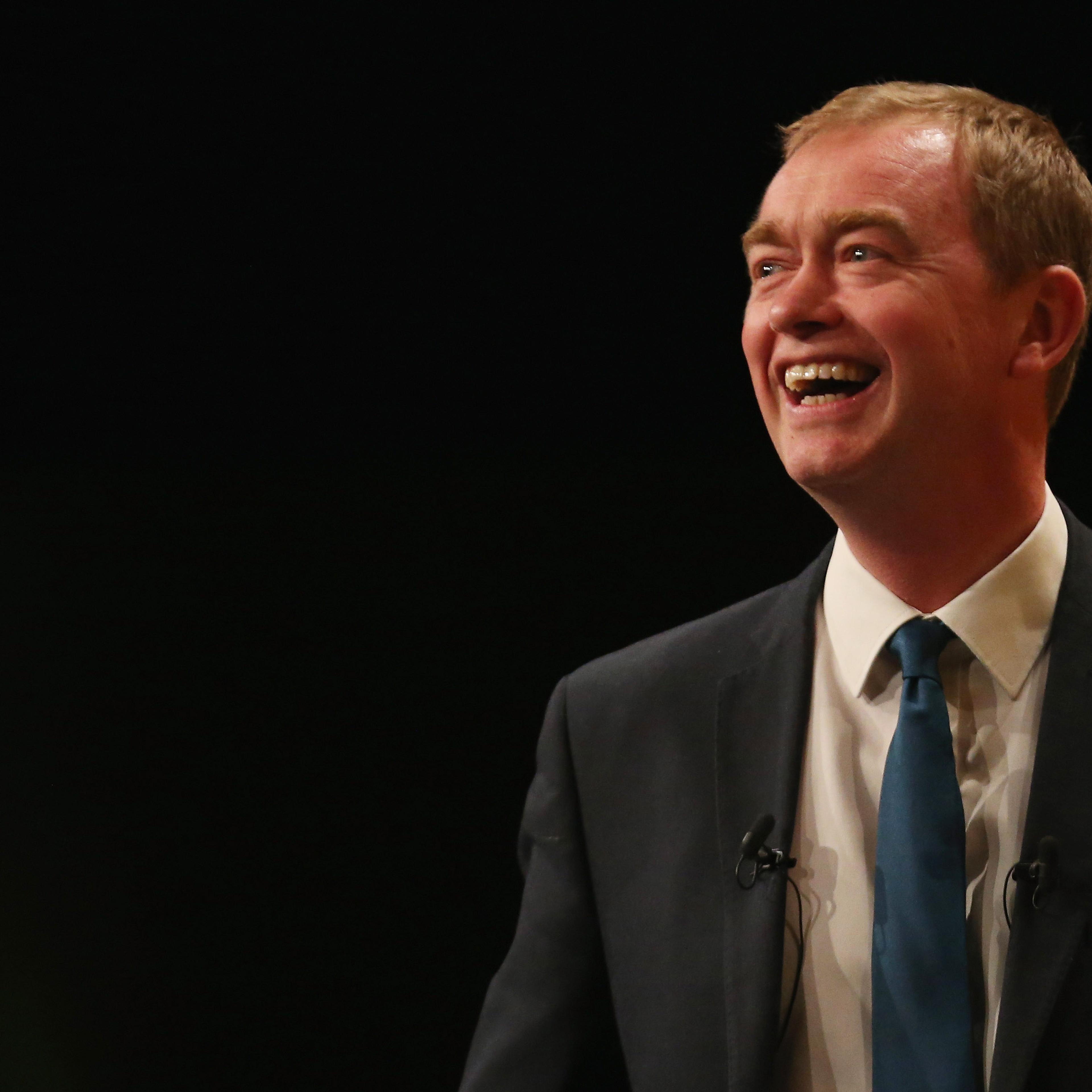 Tim Farron Addresses The Liberal Democrat Spring Conference