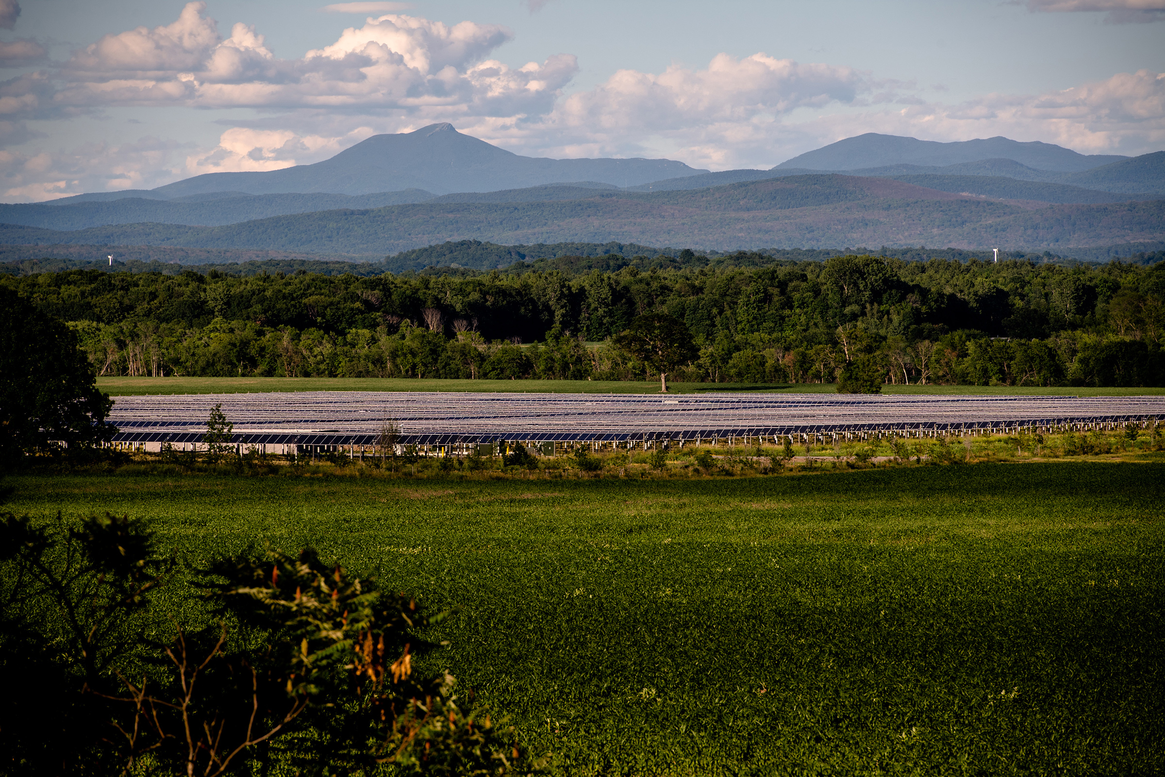 The rural town of Panton, Vt., is home to GMP's newest effort to remake the electric system: a "microgrid" attached to a solar power plant, which can distribute its electricity to parts of the nearby community in case they get cut off from the main energ