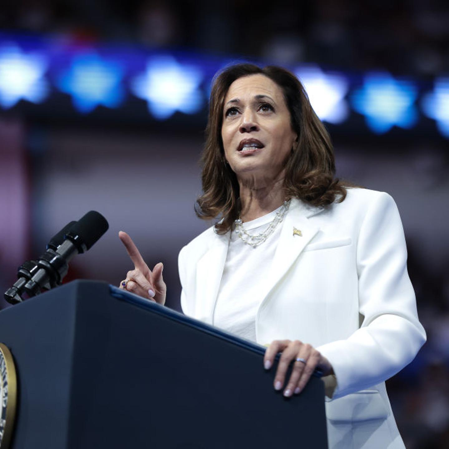 Kamala Harris Campaigns For President In Savannah, Georgia