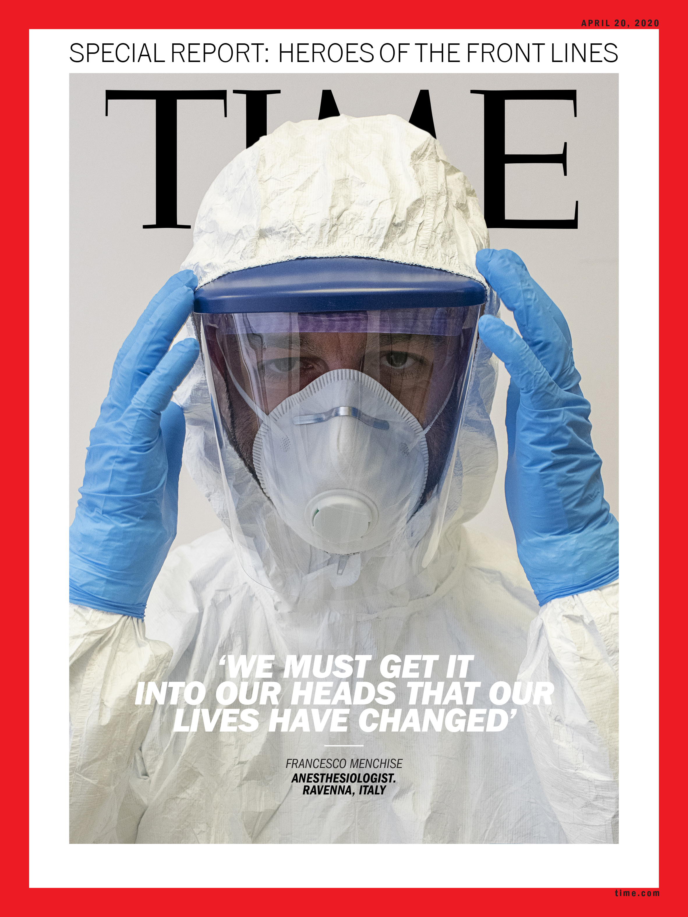 Heroes of the Front Lines Francesco Menchise International Time Magazine Cover