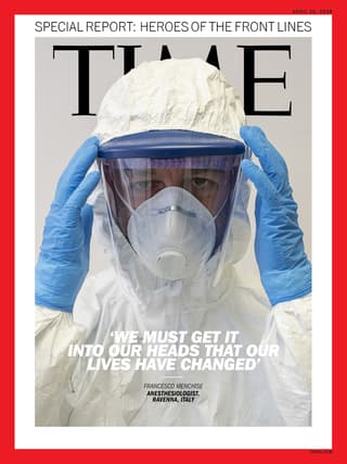 Heroes of the Front Lines Francesco Menchise International Time Magazine Cover