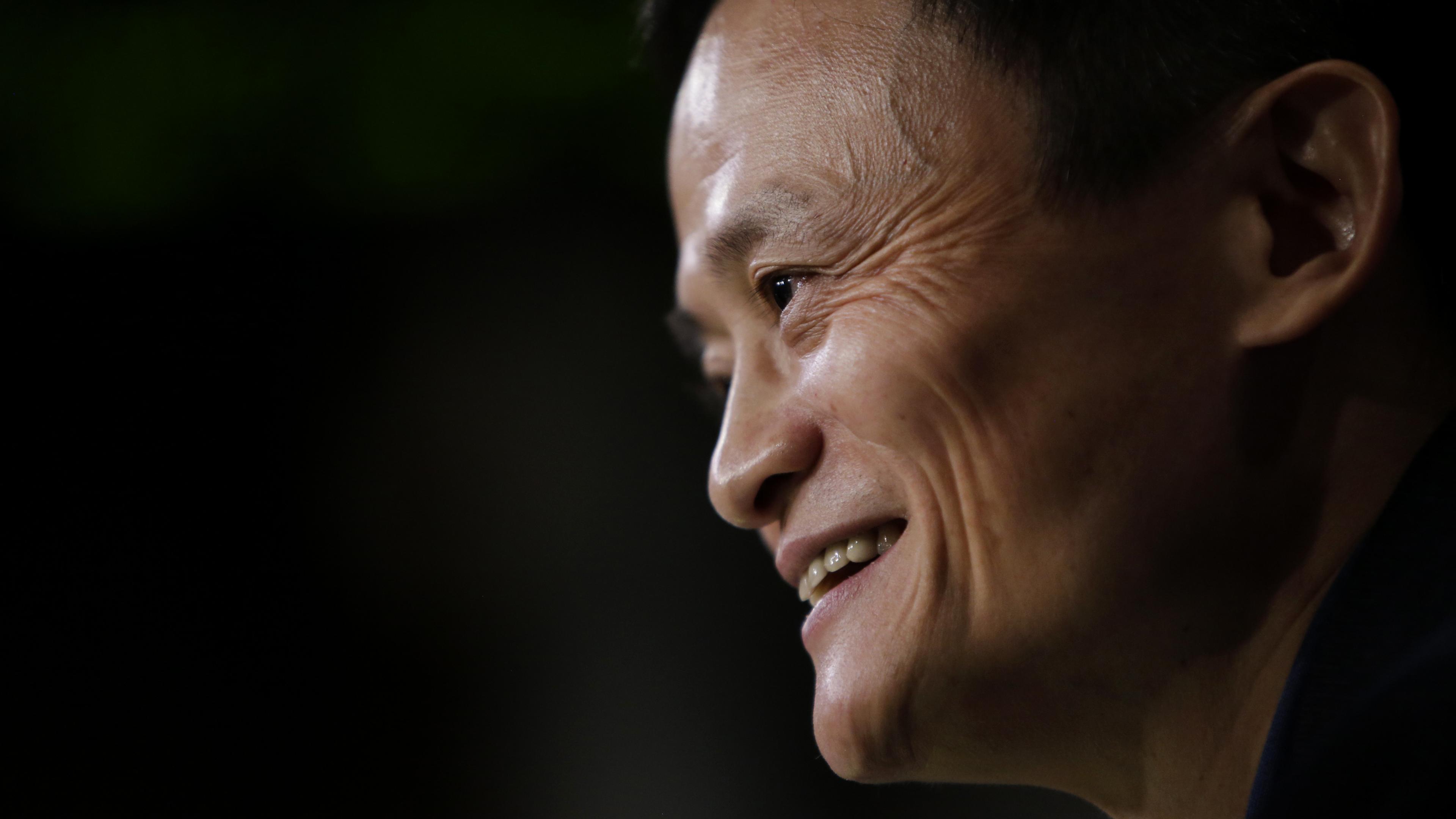 Alibaba Group Holding Ltd. Executives Attend IPO Ceremony At The NYSE