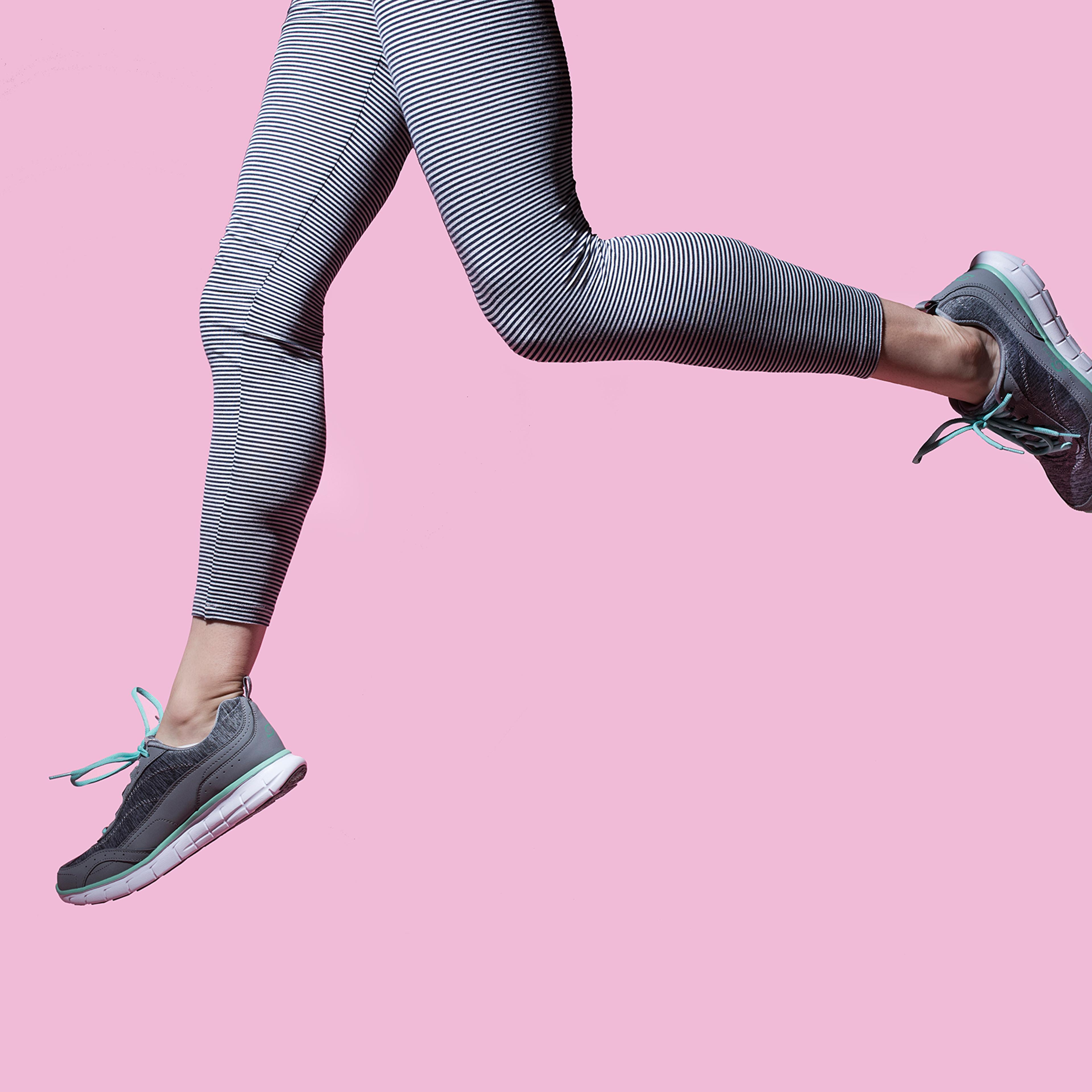 running-jumping-sports-shoes-fitness-health-success-betterment-motto-stock