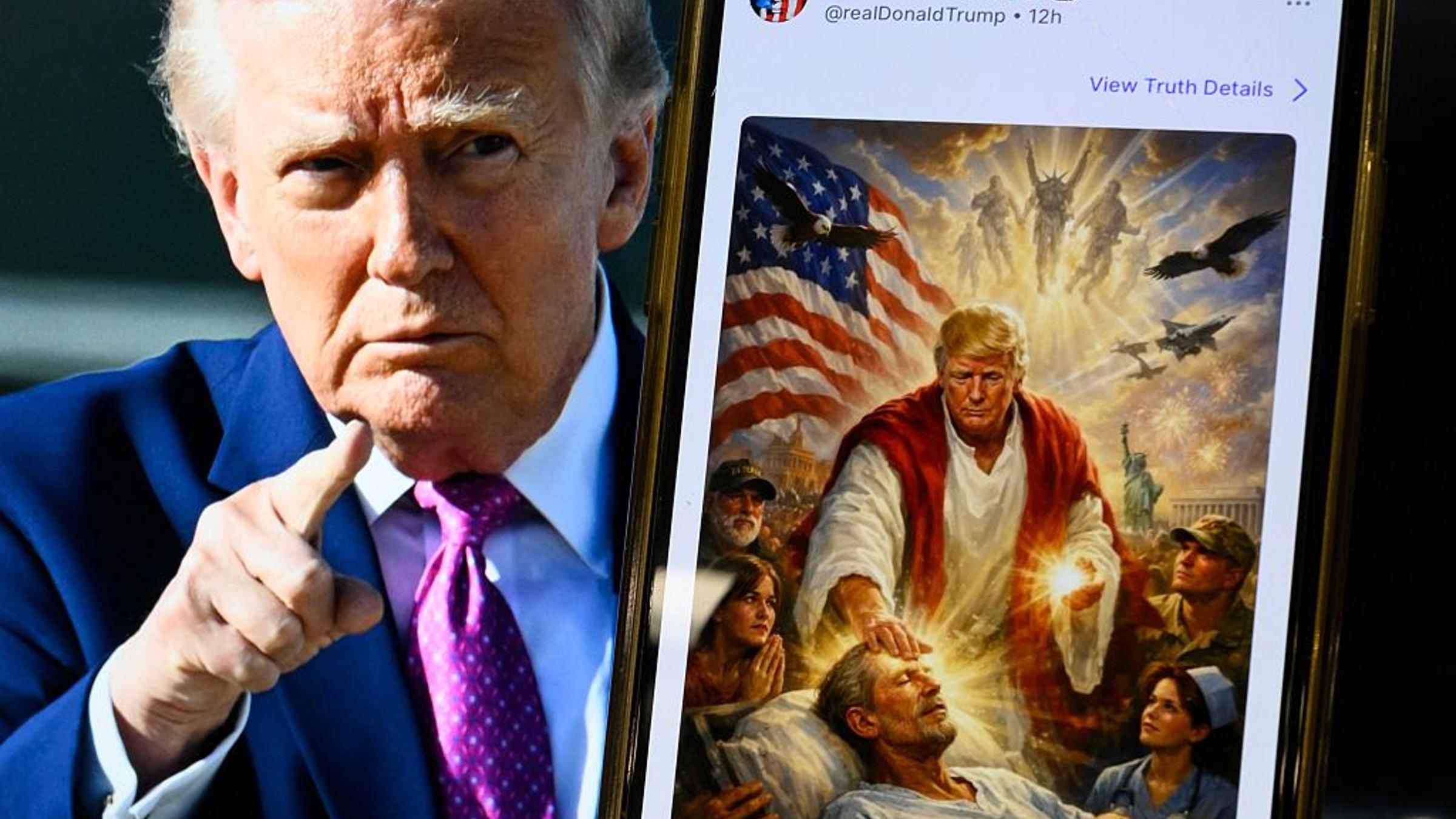 Catholic Vance Breaks Silence on Trump's Jesus-Like Image Amid Outcry From Other Conservatives