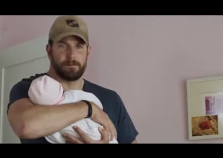 American Sniper: Bradley Cooper, Sienna Miller Hold Fake Baby