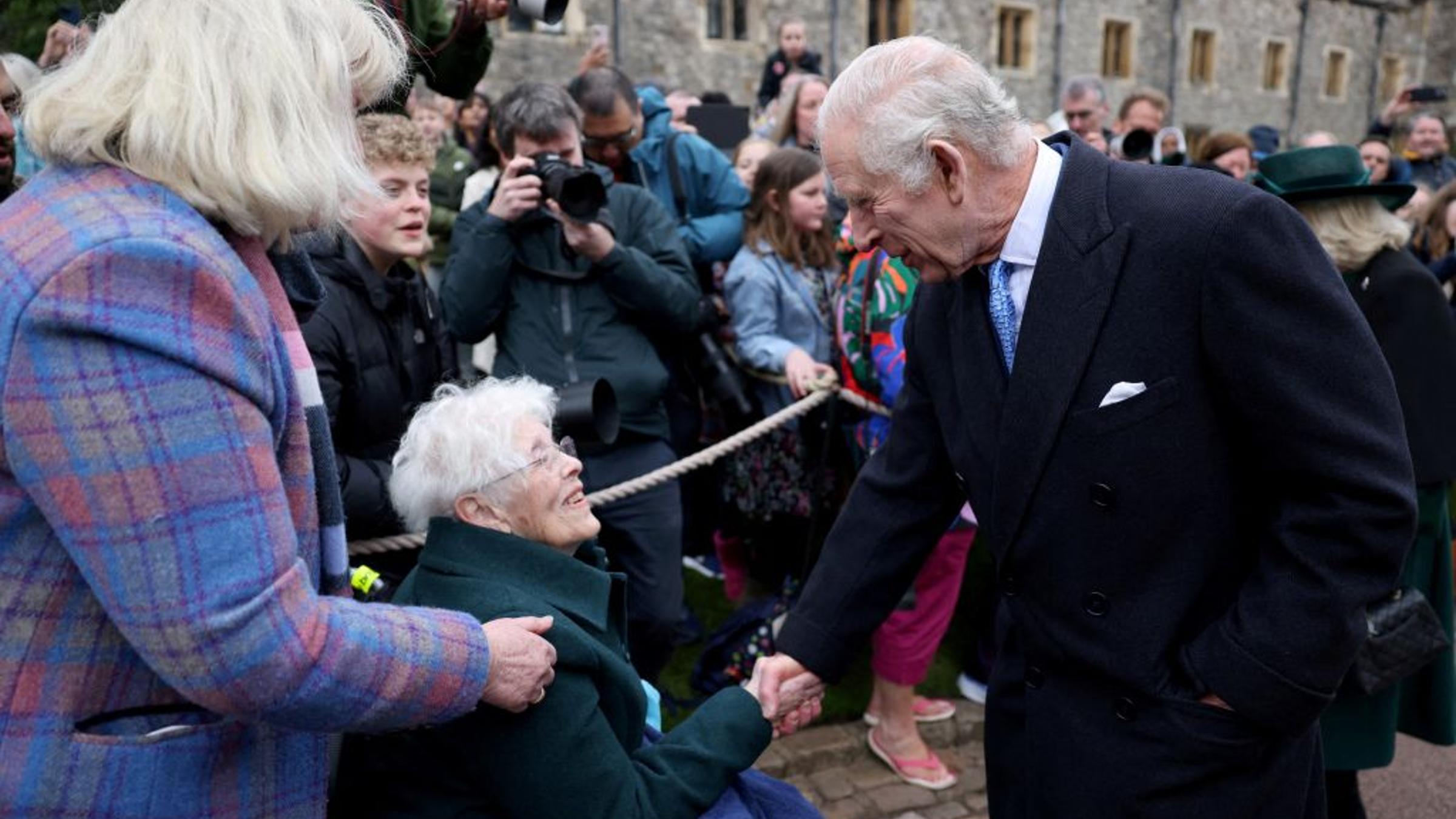 King Charles Addresses Public Following Easter Service