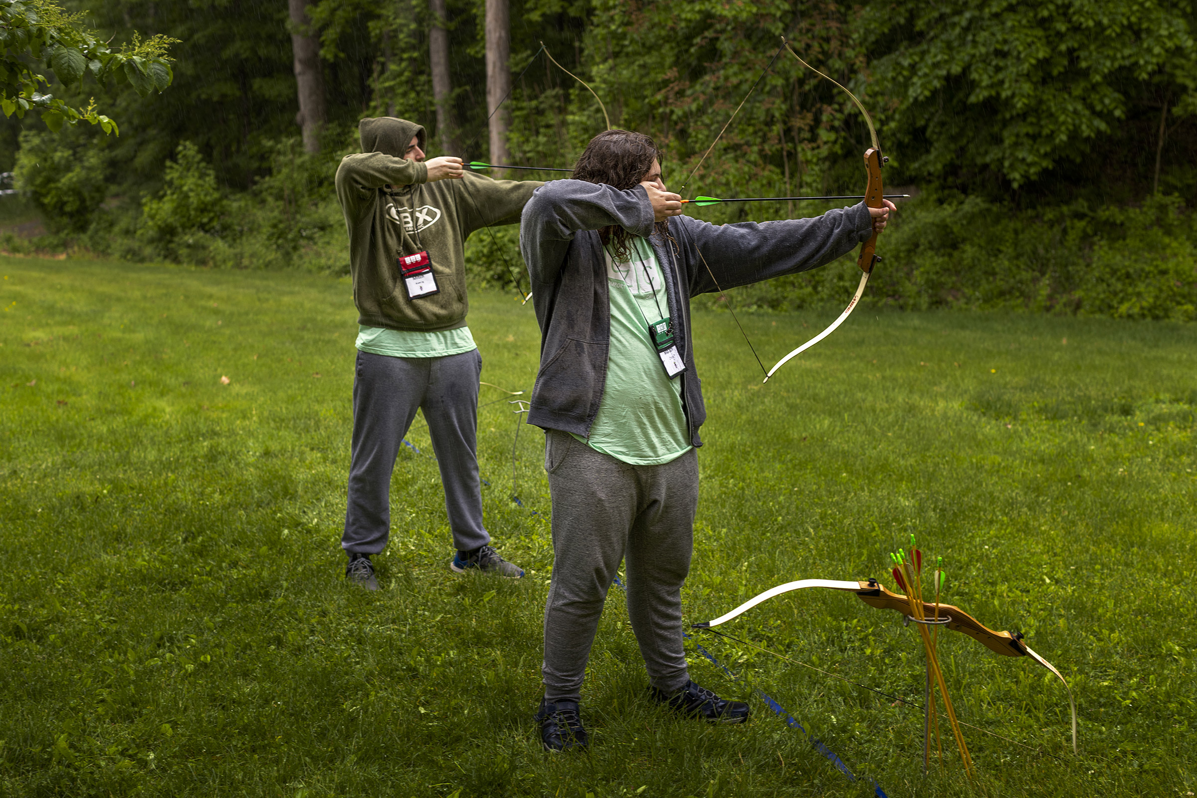 “You can talk without any fears” in camp healing circles, says camper Malachi Chassé, right. “You can share. Everyone’s going to understand.”