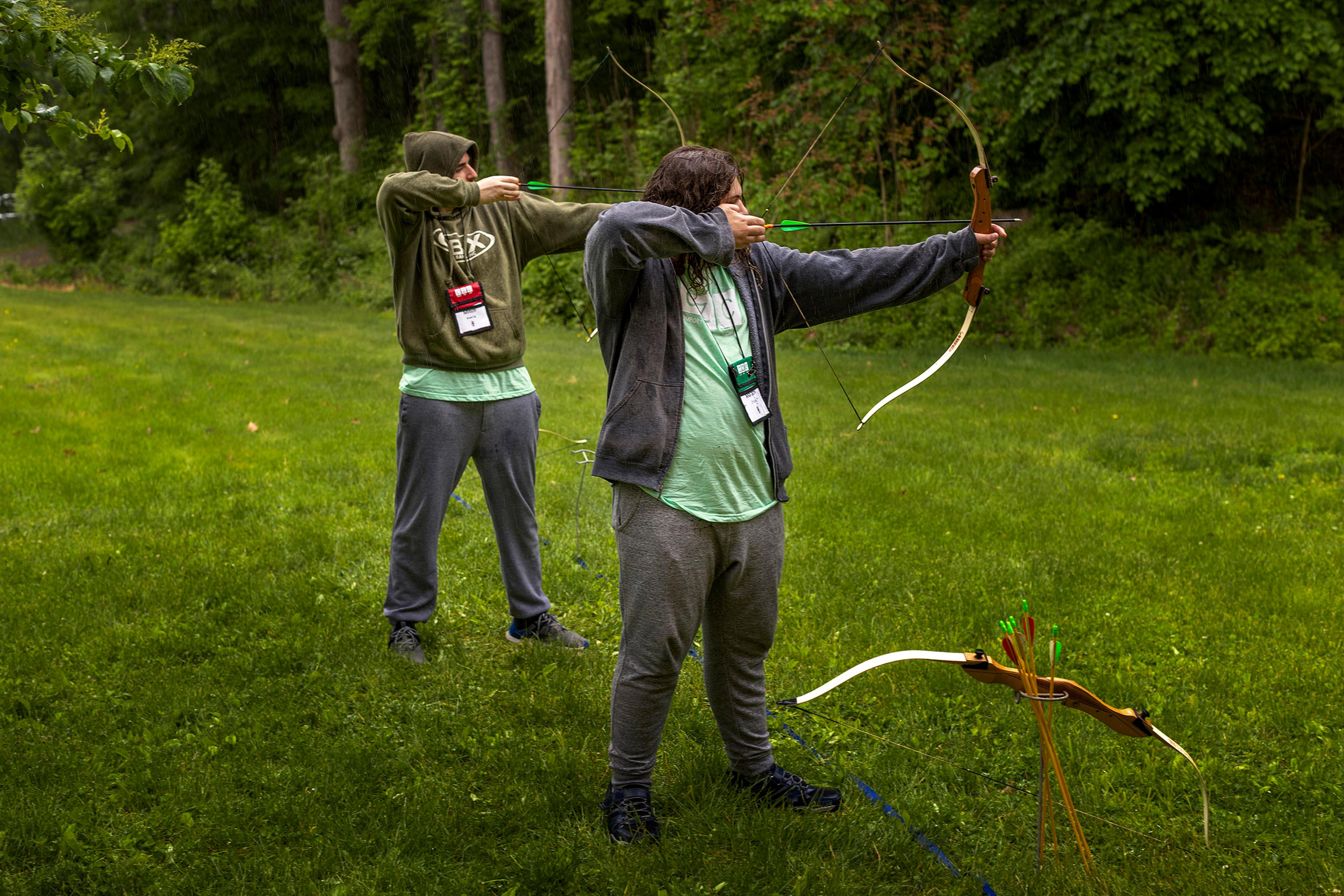 “You can talk without any fears” in camp healing circles, says camper Malachi Chassé, right. “You can share. Everyone’s going to understand.”