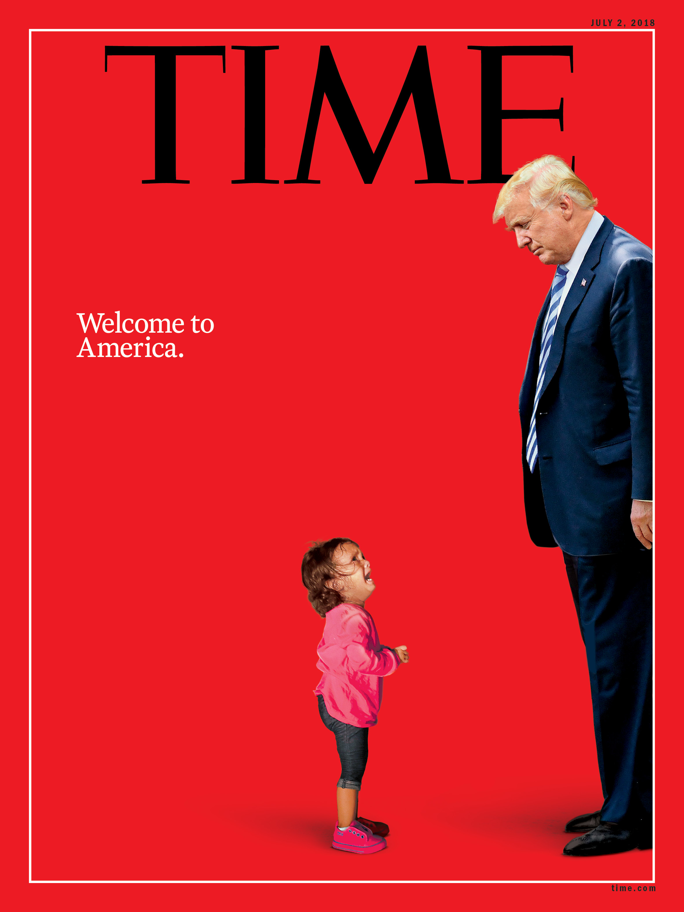 Welcome to America Trump Immigration Time Magazine cover