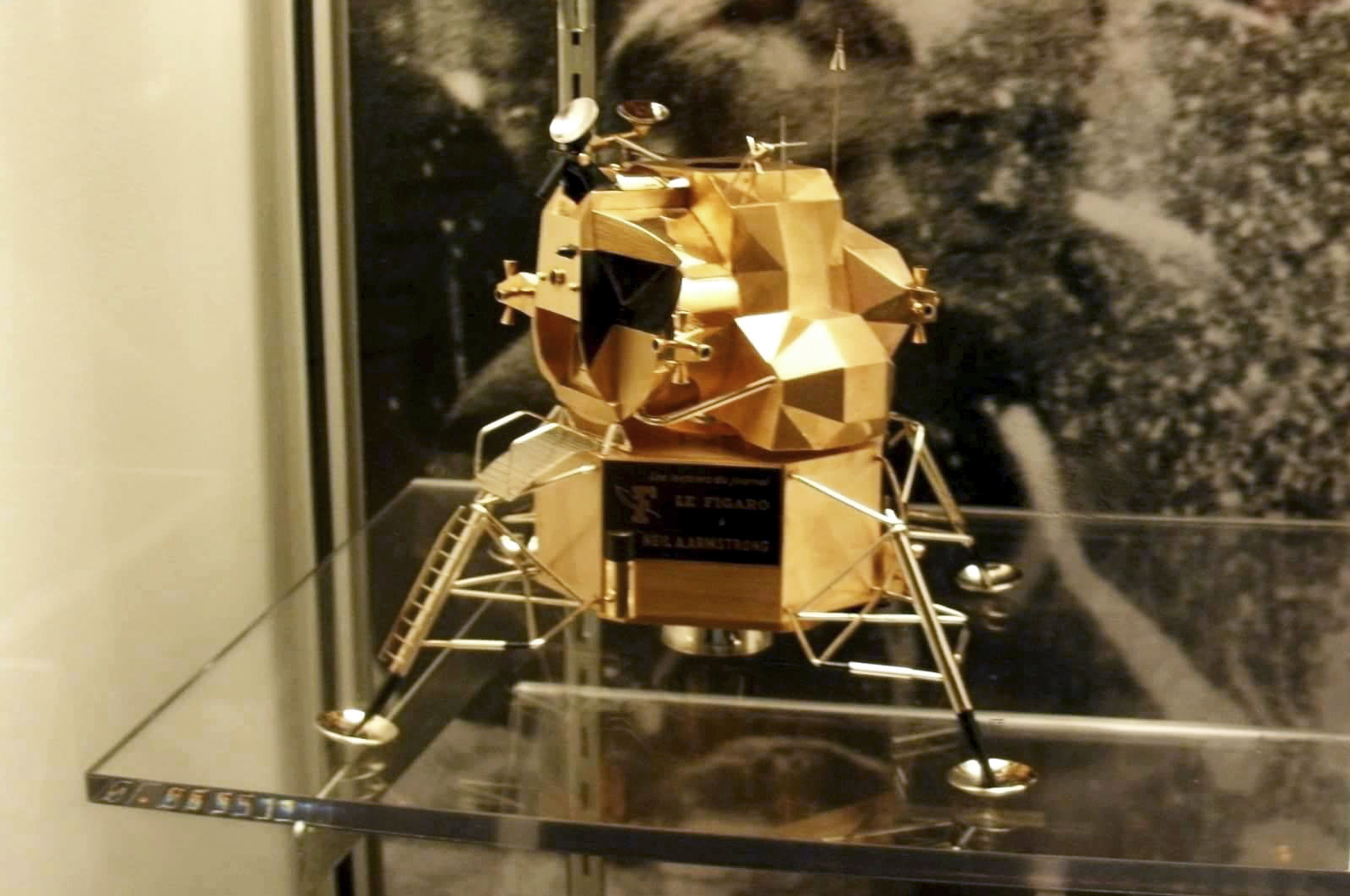 Gold Lunar Module Replica Stolen From Neil Armstrong Museum