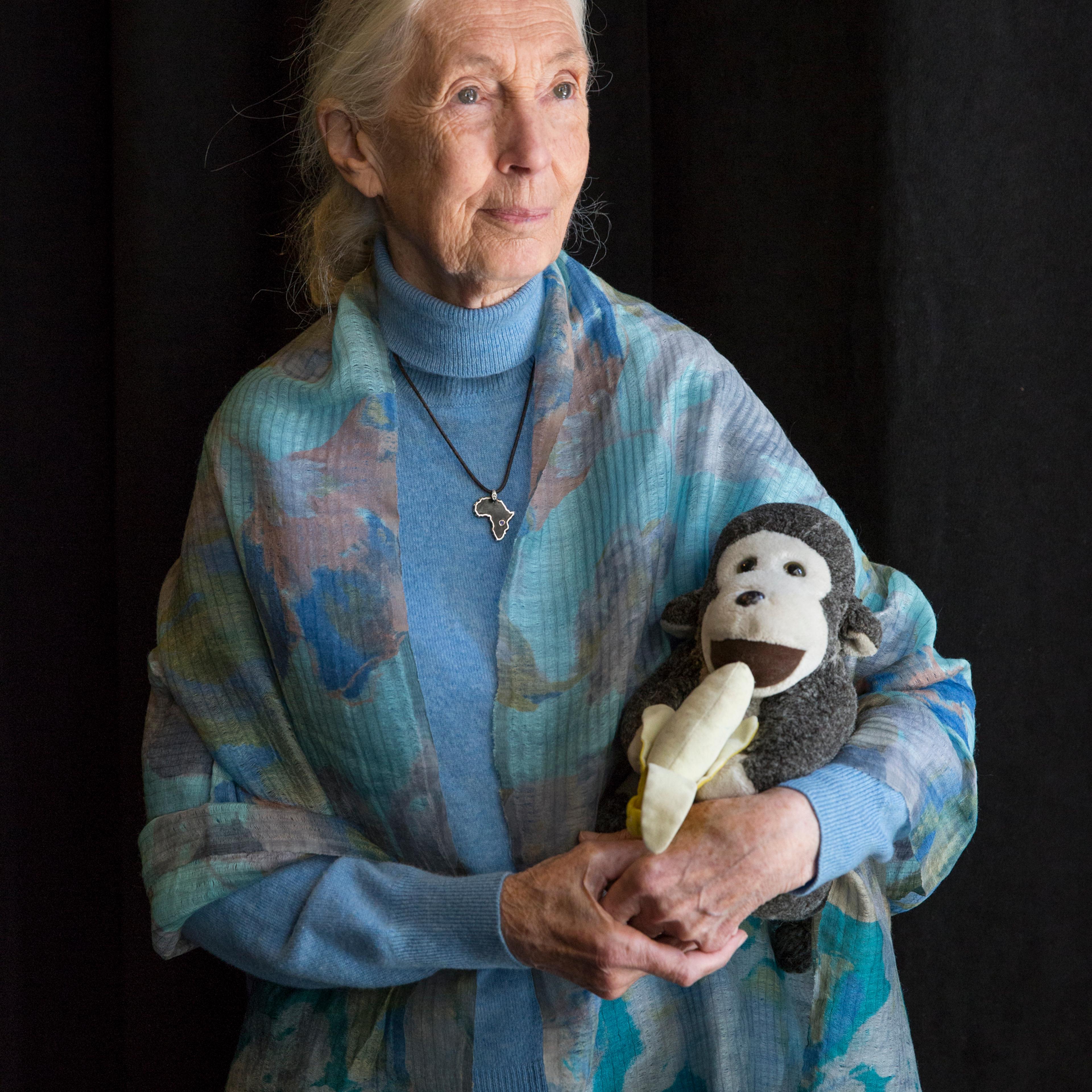 Primatologist Jane Goodall at the TIME 100 Summit in New York on April 23, 2019.