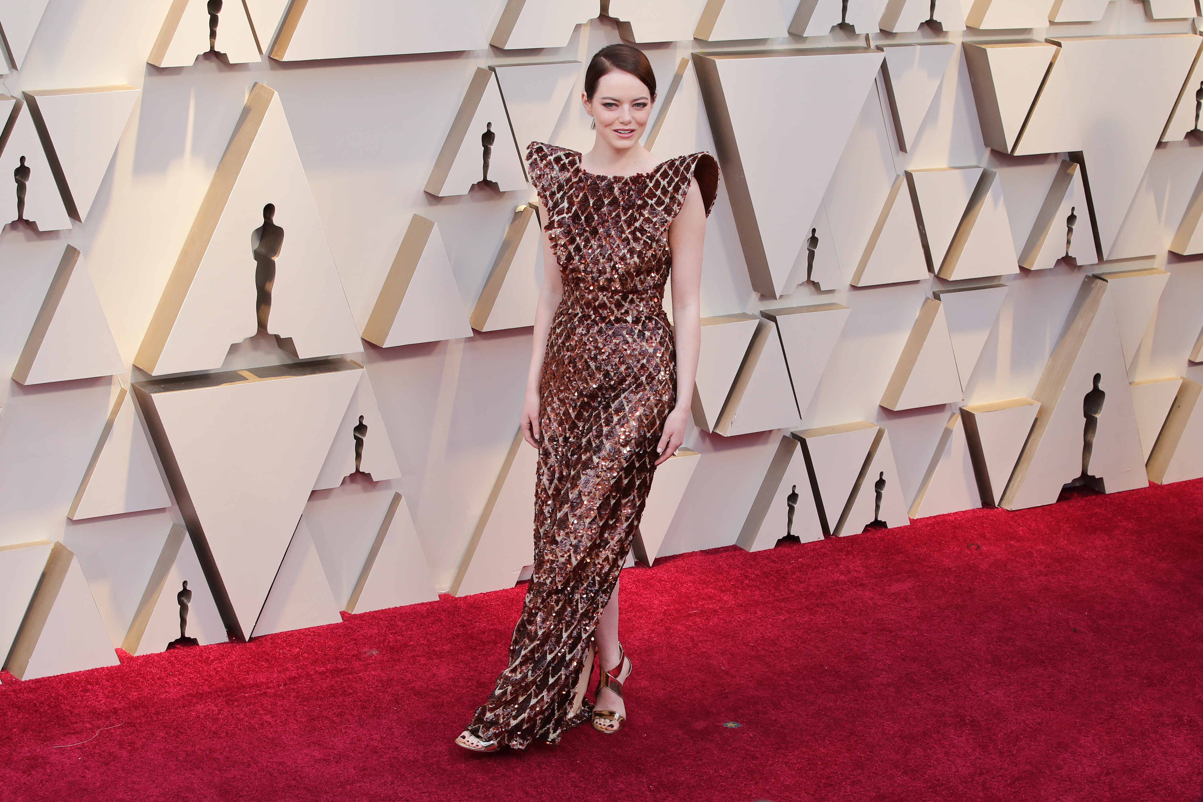 People Had Fun Comparing Emma Stone's Oscars Dress to Food