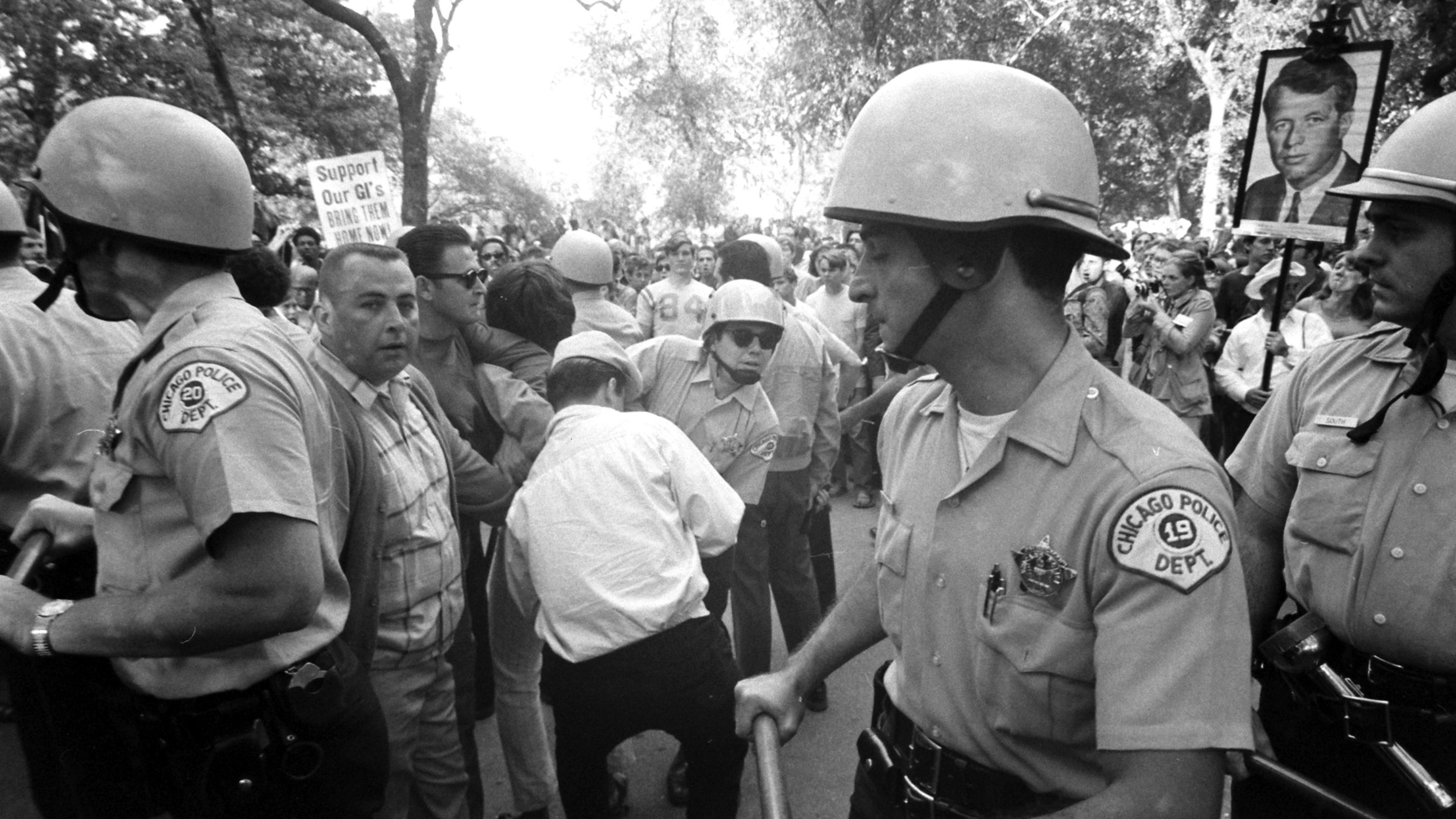 Convention Riot 1968 Democratic Convention Protests: Unpublished Photos From 1968