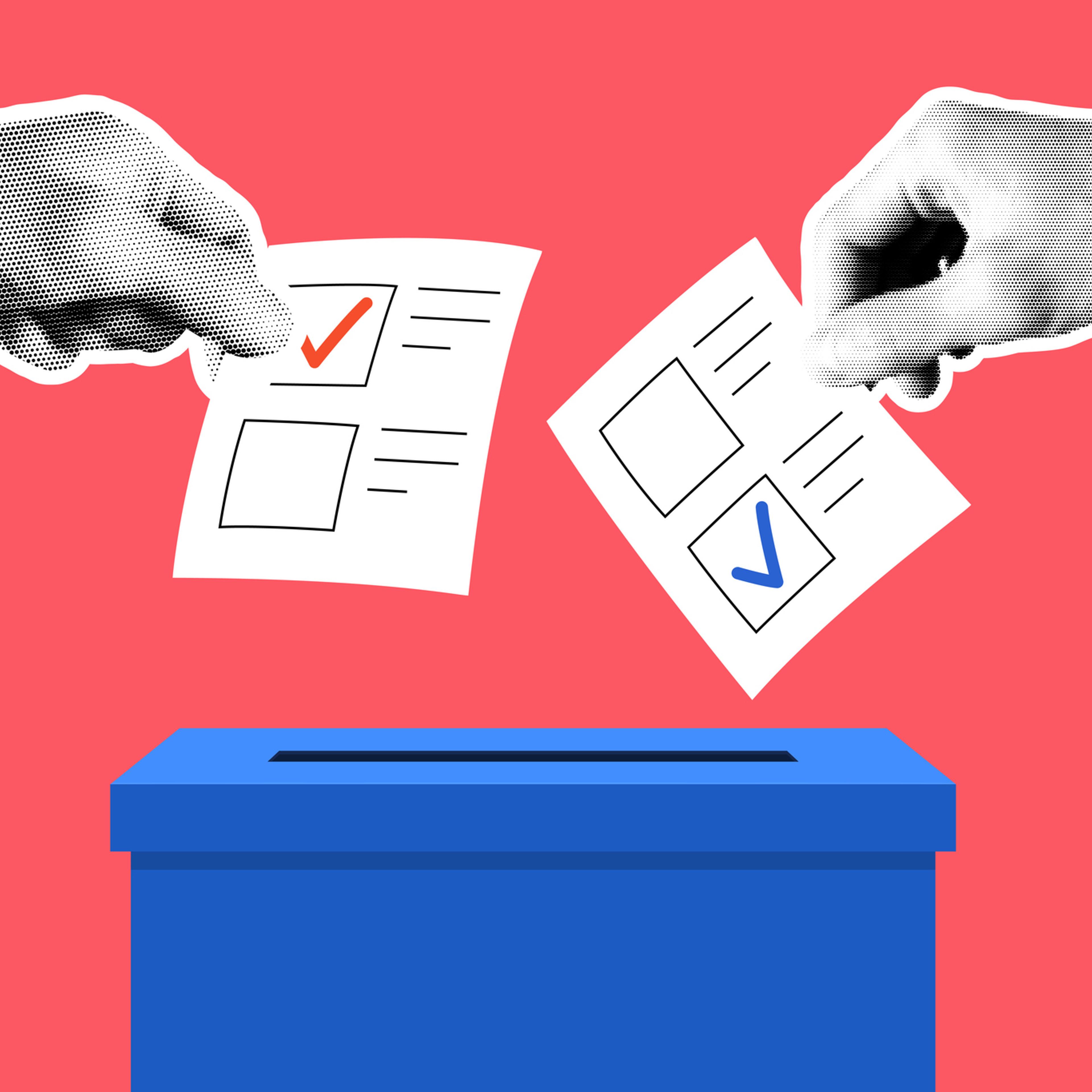 Ballot boxes