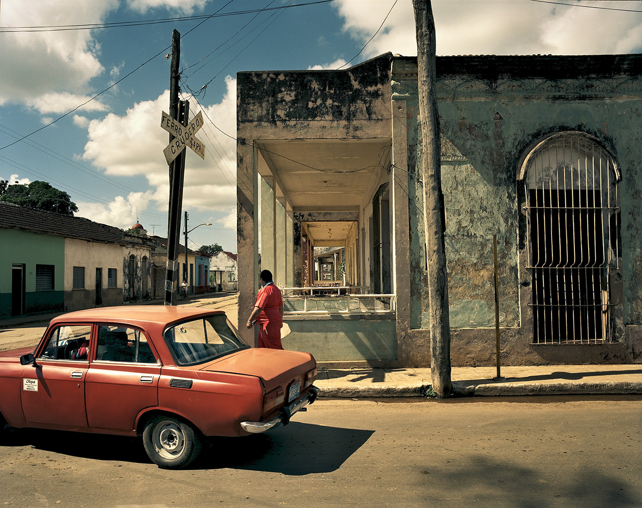The town of Siboney, on the southern coast of Santiago de Cuba Province.