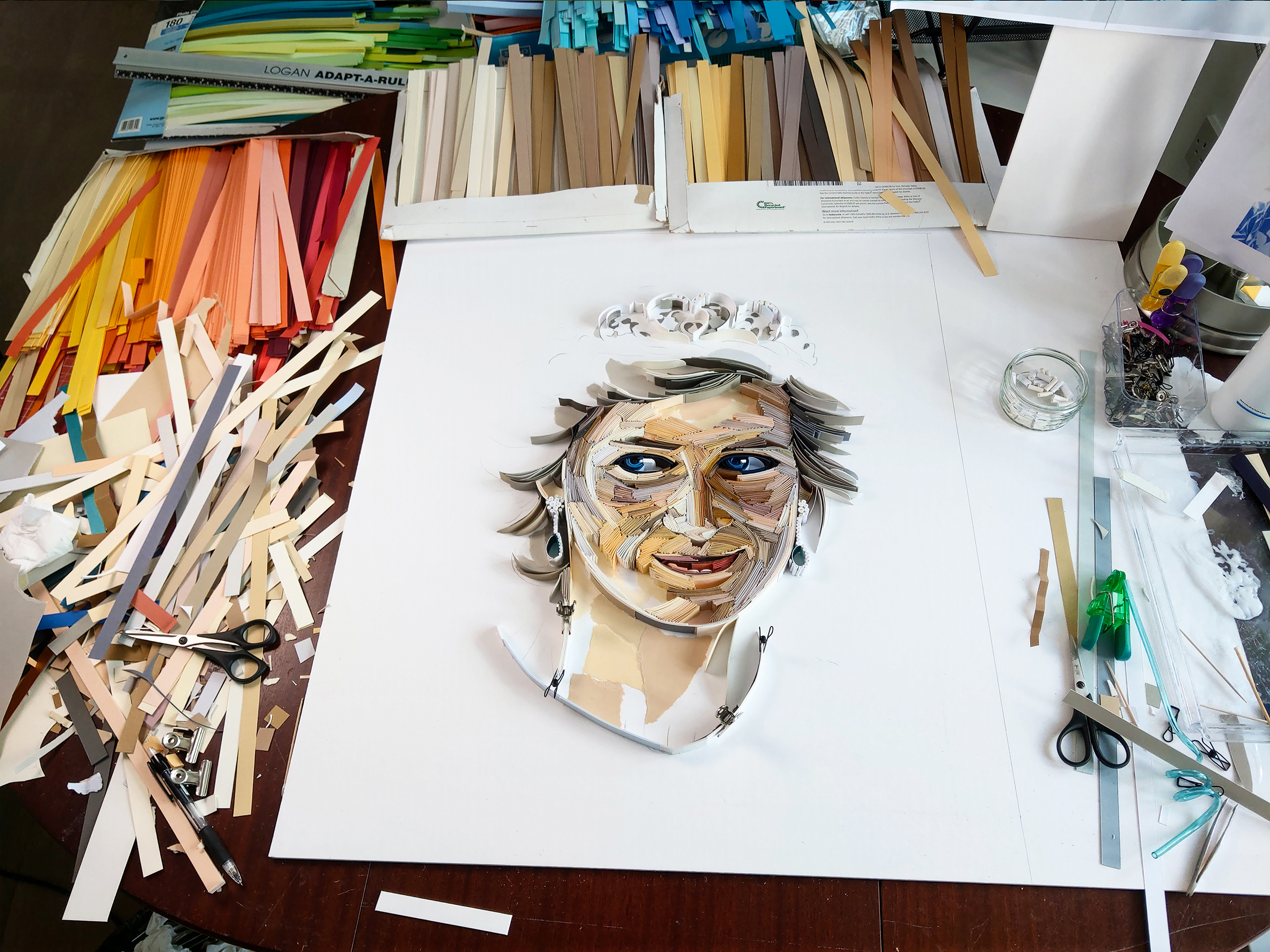 Princess Diana Women of the Year cover in progress