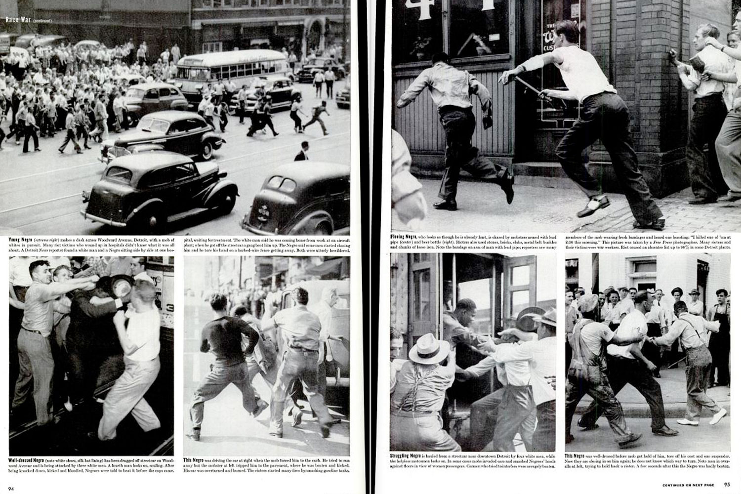 Detroit Race Riots 1943: Photos From a City in Turmoil During WWII
