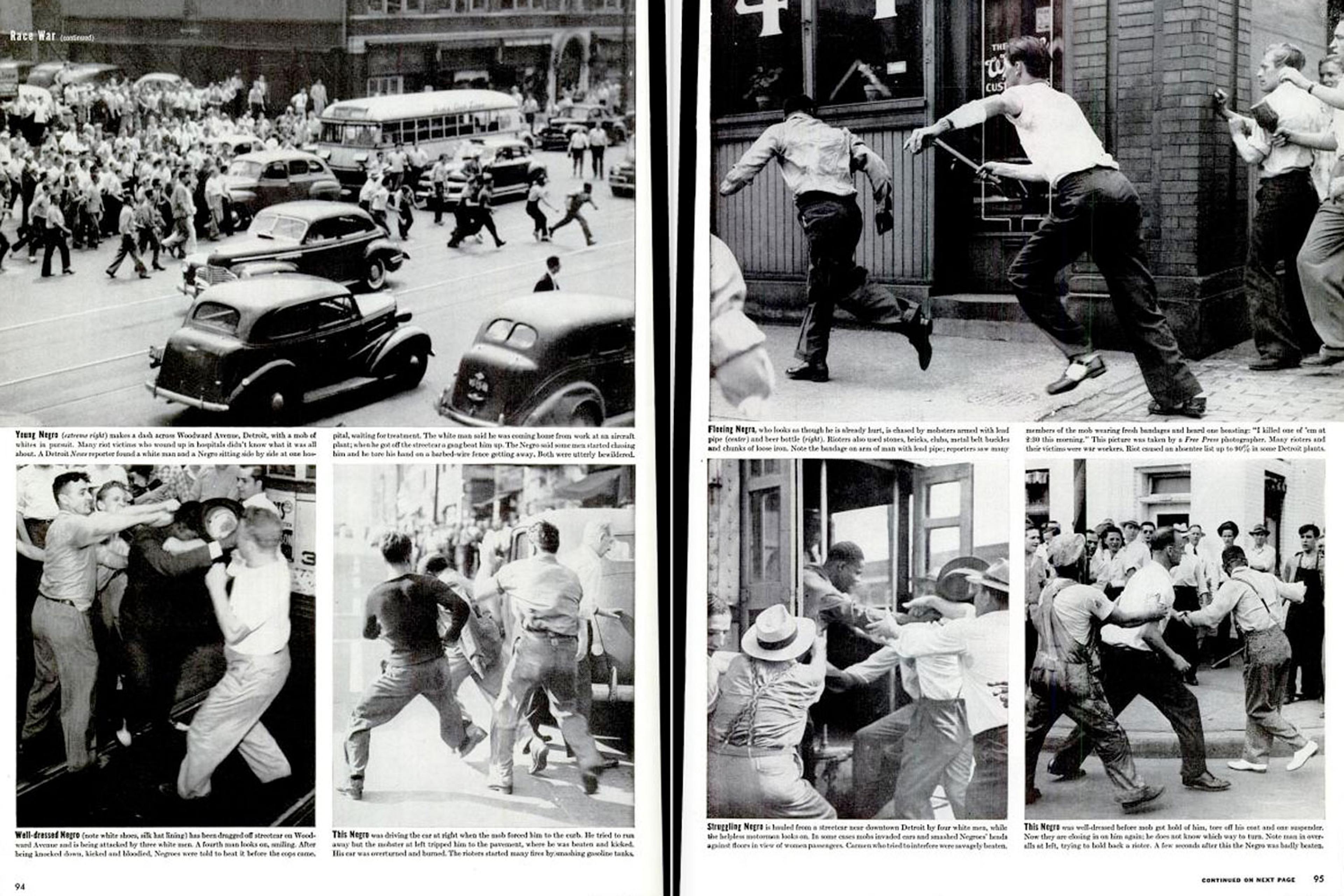 Detroit 75 Riots Detroit Race Riots 1943: Photos From a City in Turmoil During WWII