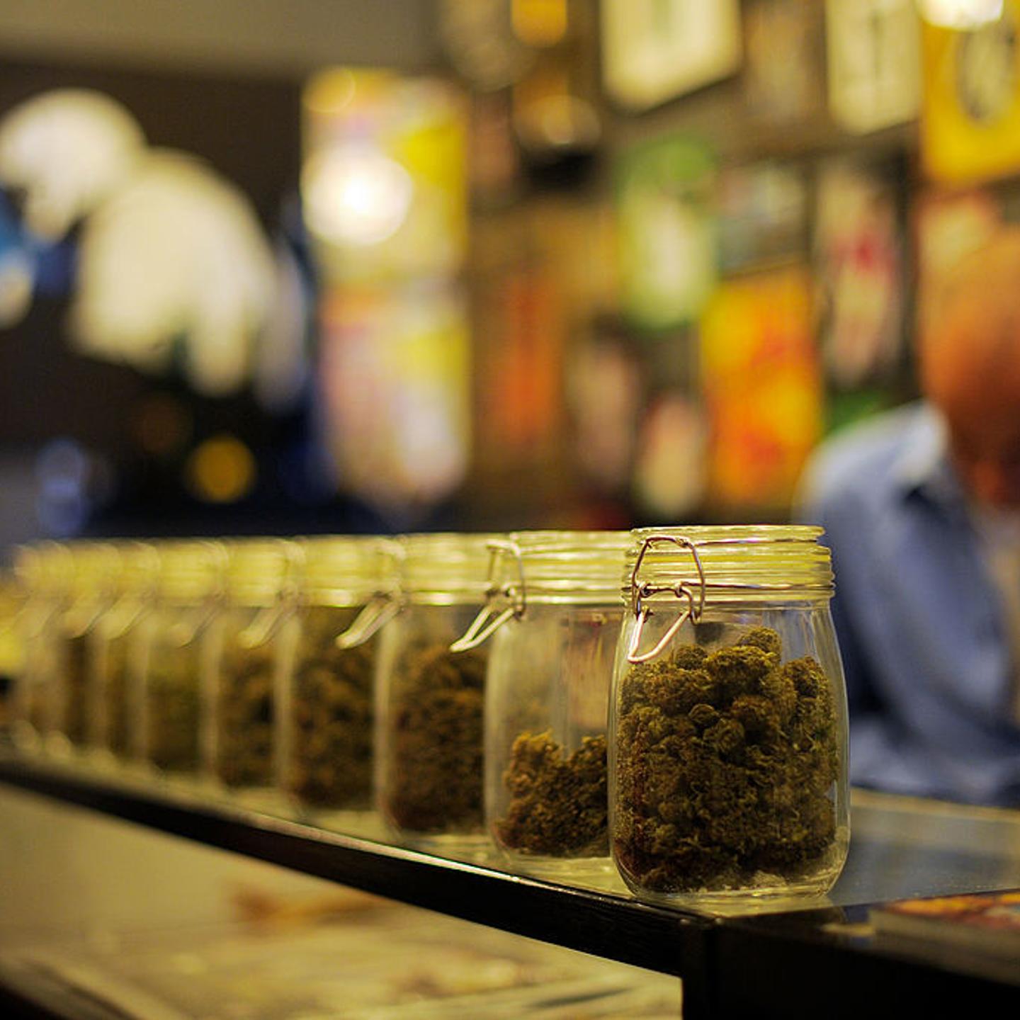 A cannabis dispensary in Los Angeles