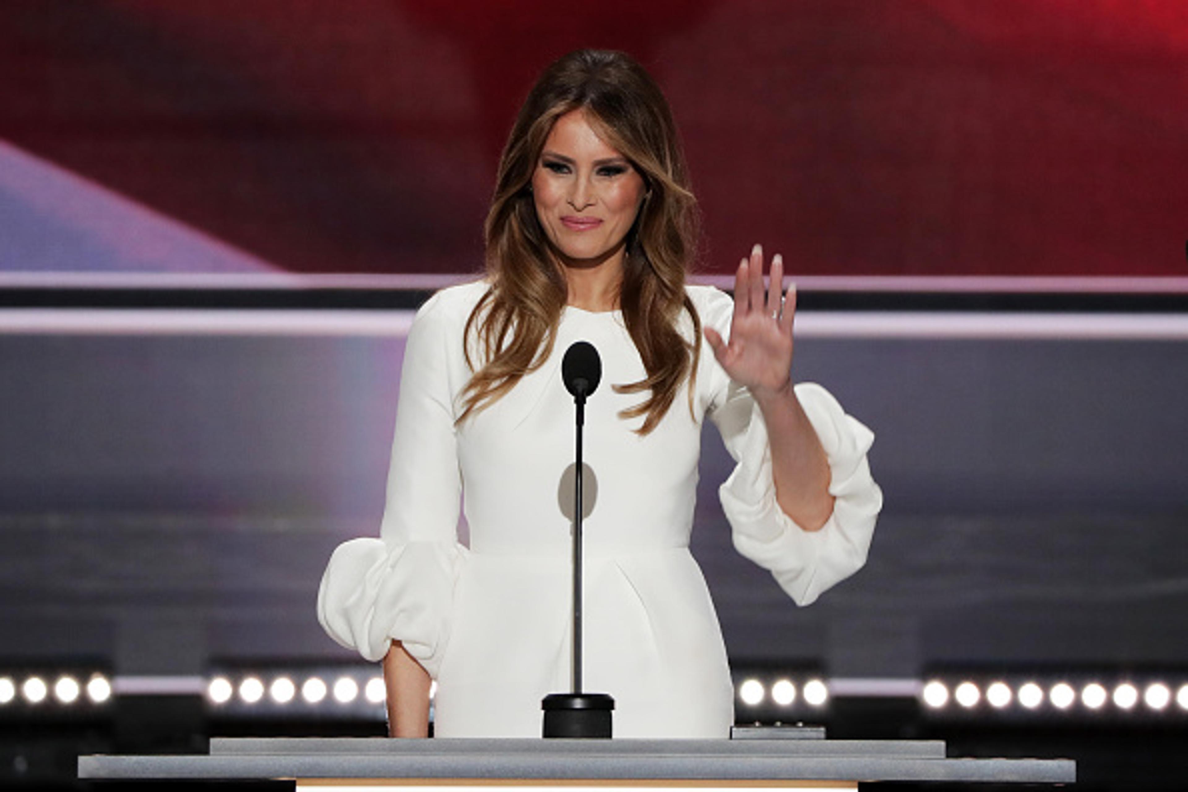 Here's the Subtle Message in Melania Trump's Dress Here's the Subtle Message in Melania Trump's Dress