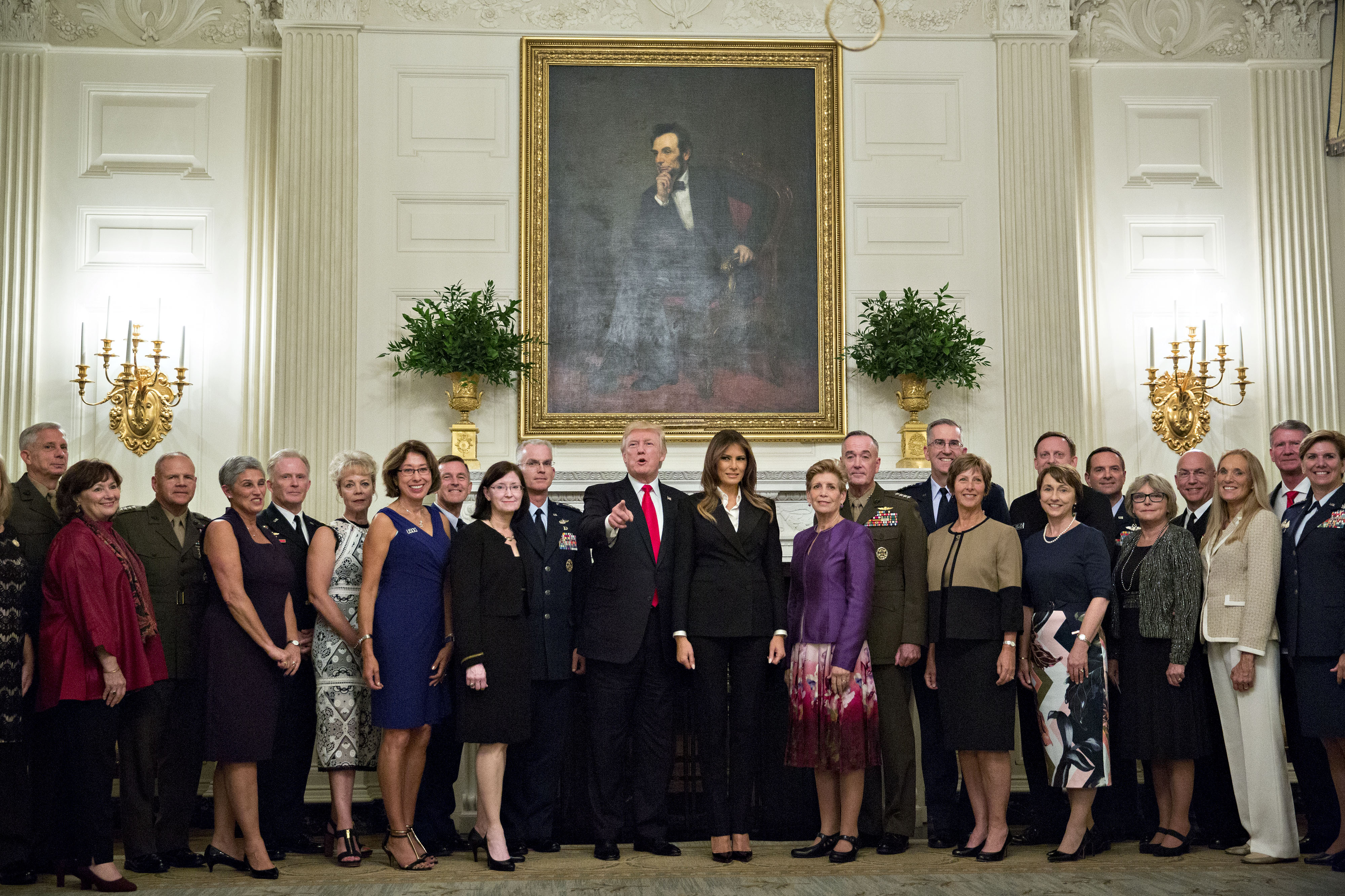 President Trump Warns of 'the Calm Before the Storm' During Military Meeting