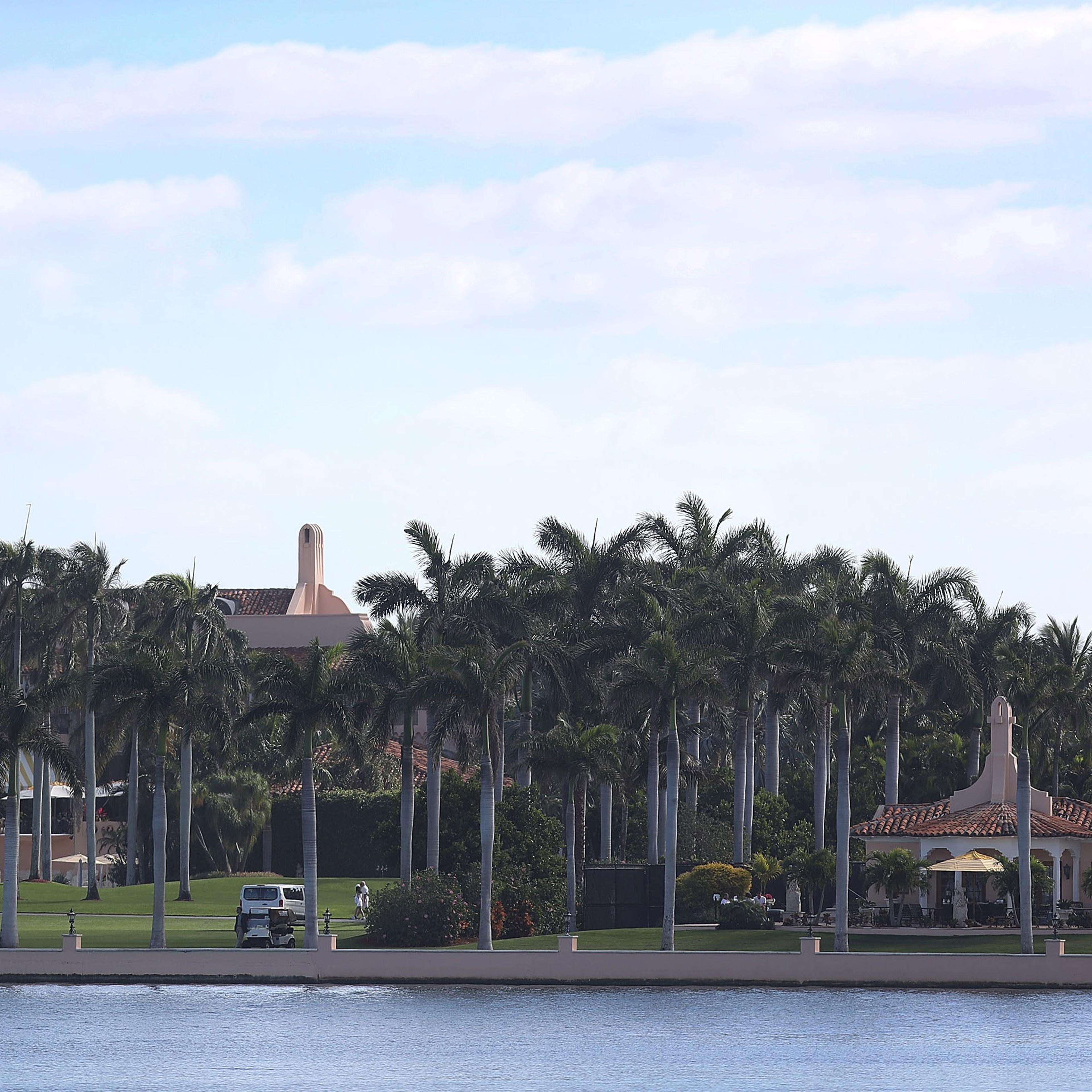 President Trump Spends Weekend At Mar-a-Lago With Japanese Prime Minister Shinzo Abe