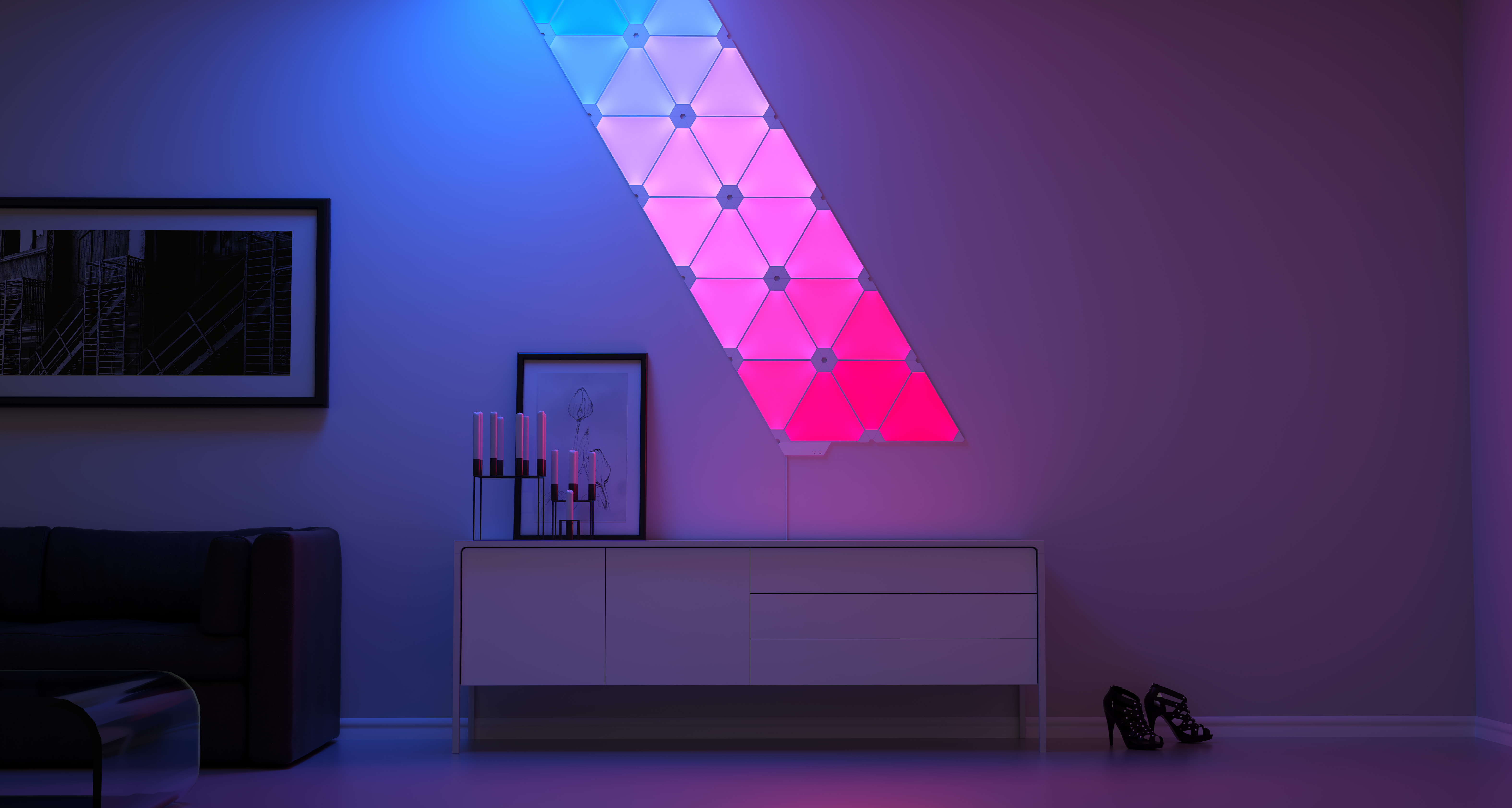 (新品) Nanoleaf AuroraSmarterKit Nanoleaf Aurora Review: The Coolest Smart Lighting Around