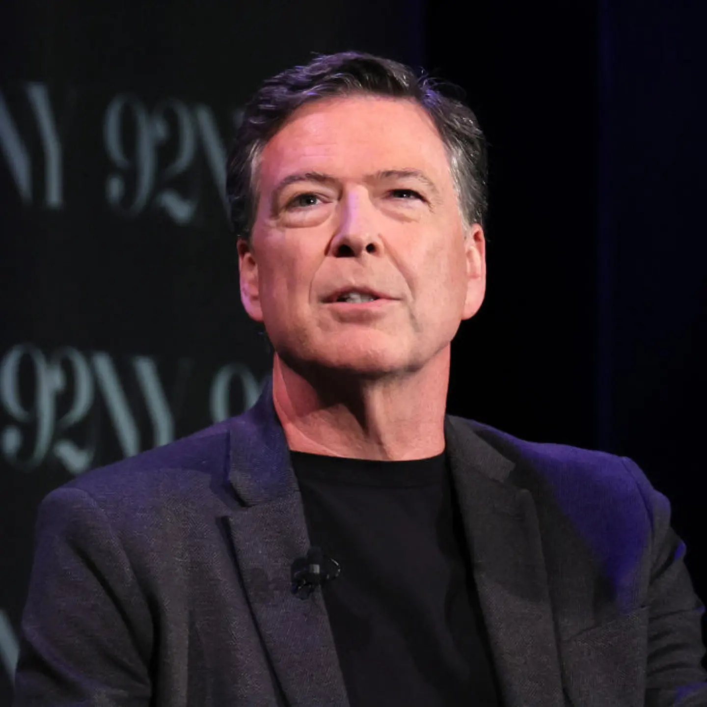 James Comey speaks onstage during Former FBI Director James Comey In Conversation With MSNBC's Nicolle Wallace at 92NY in New York City on May 30, 2023.
