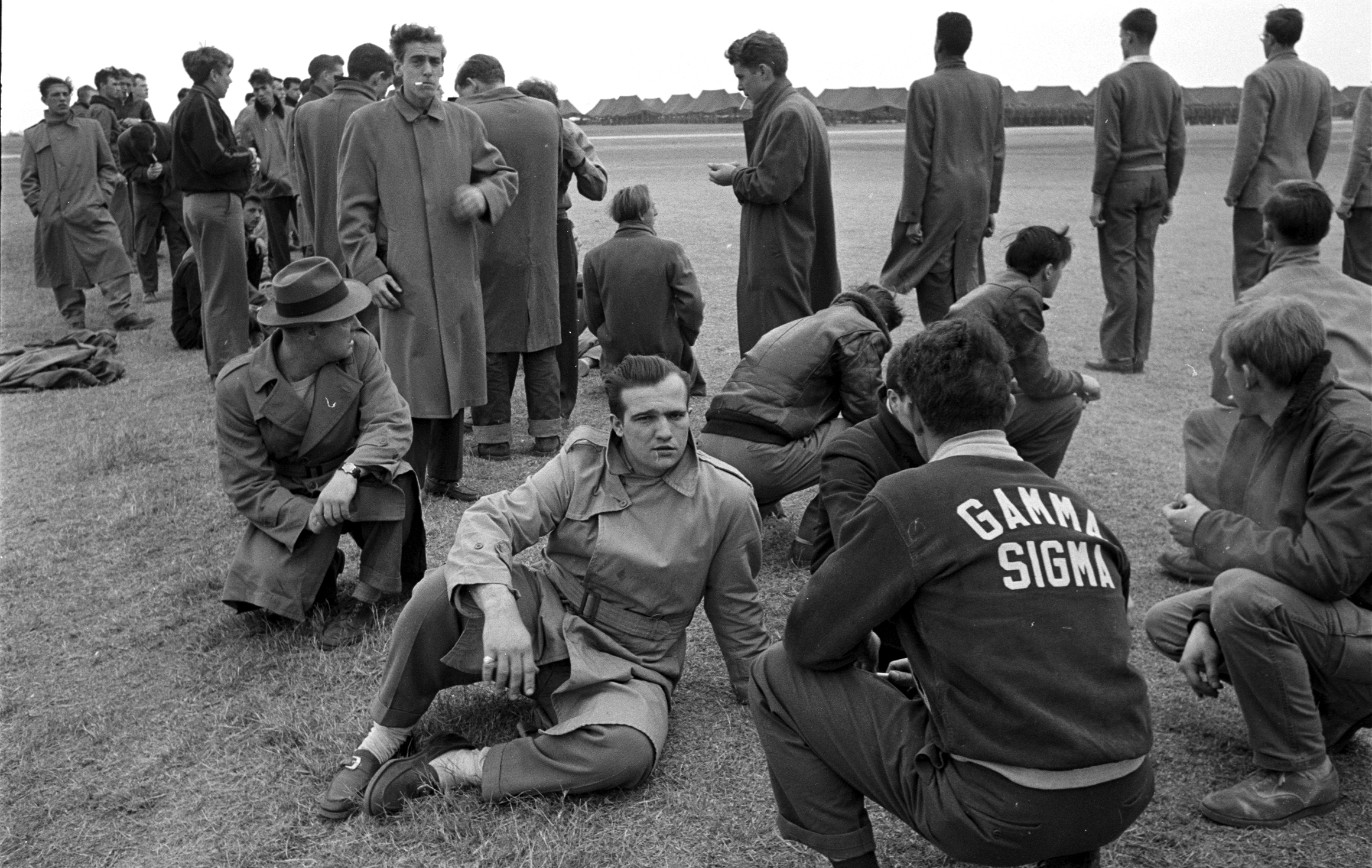 Air force recruits at the Lackland Air Force base in Texas, 1951.