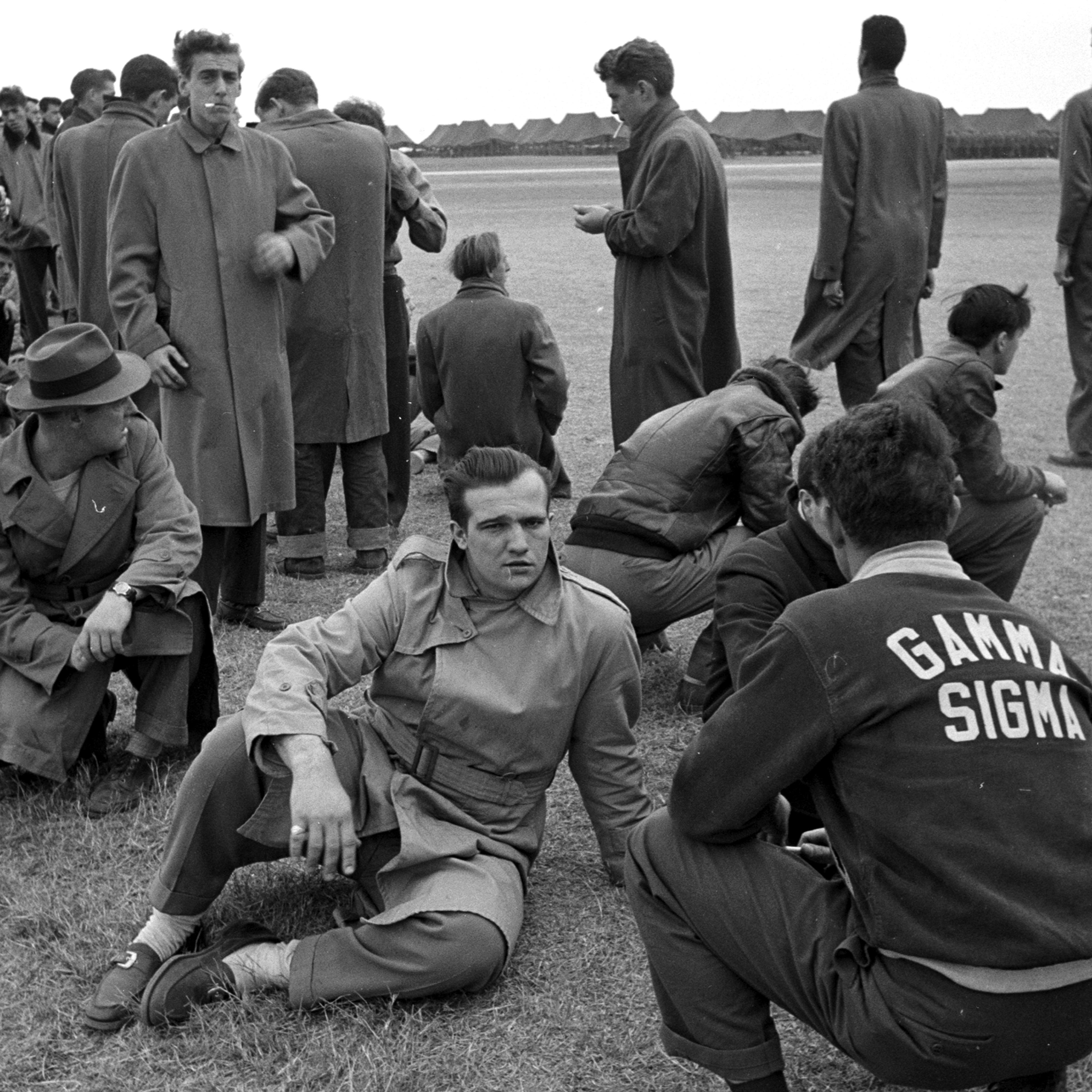 Air force recruits at the Lackland Air Force base in Texas, 1951.