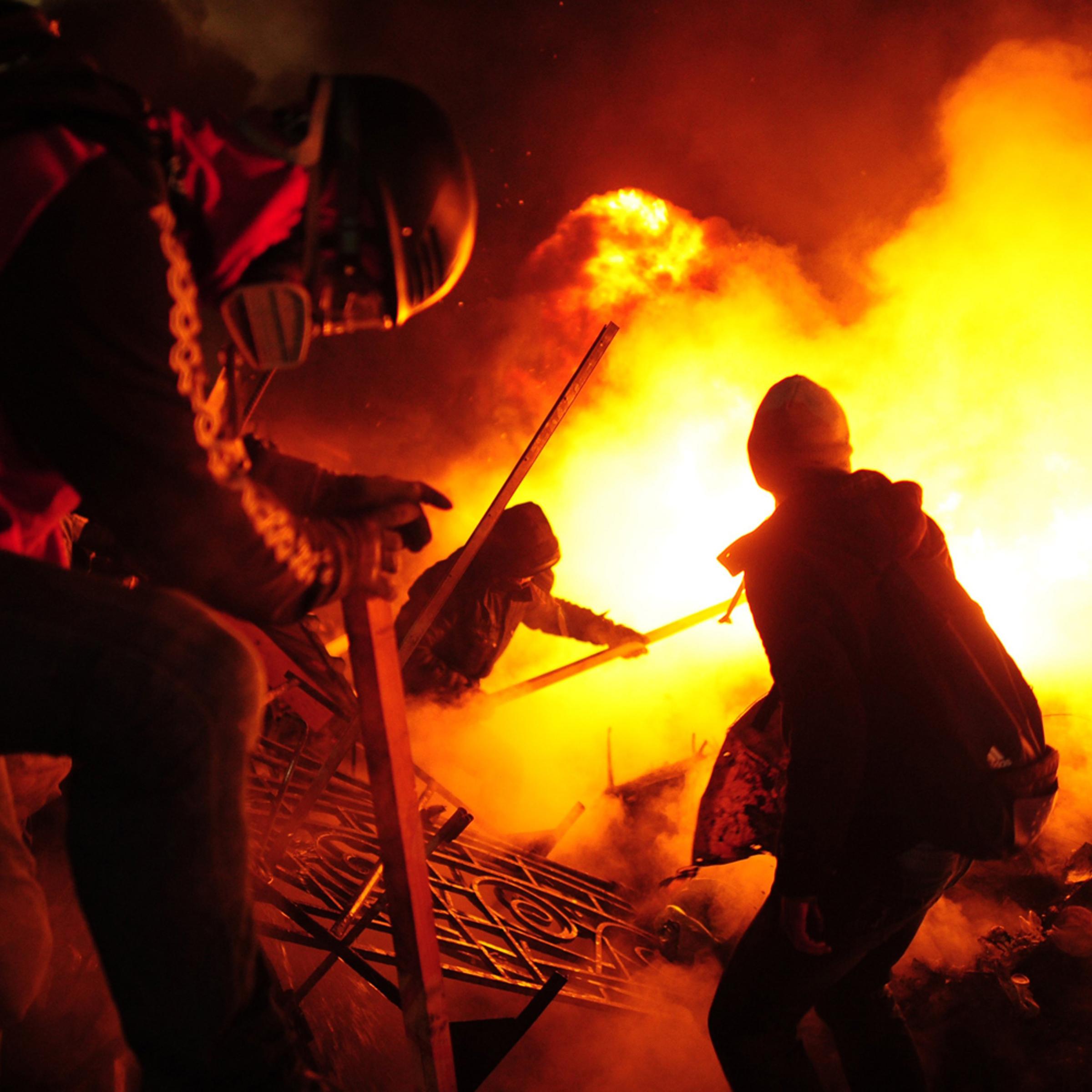 Violence Escalates As Kiev Protests Continue