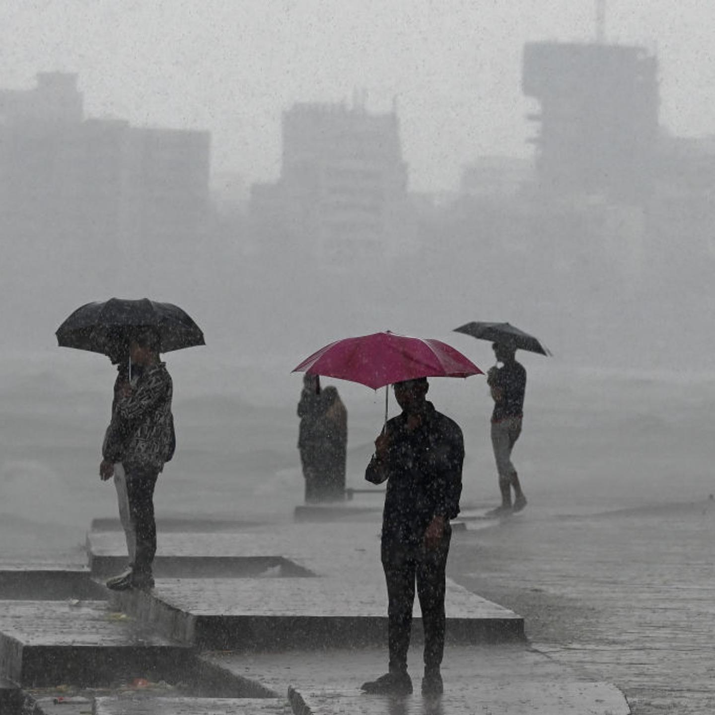 Intense monsoon storms battered India on July 8, 2024, flooding parts of the financial capital Mumbai. (
