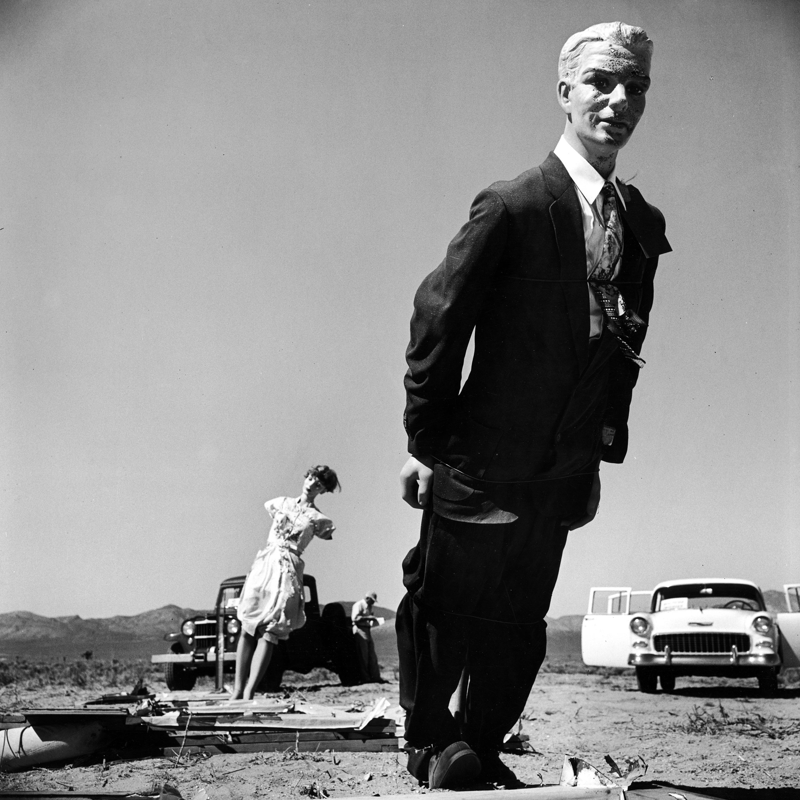 Photos From an Atomic Bomb Test in the Nevada Desert, 1955