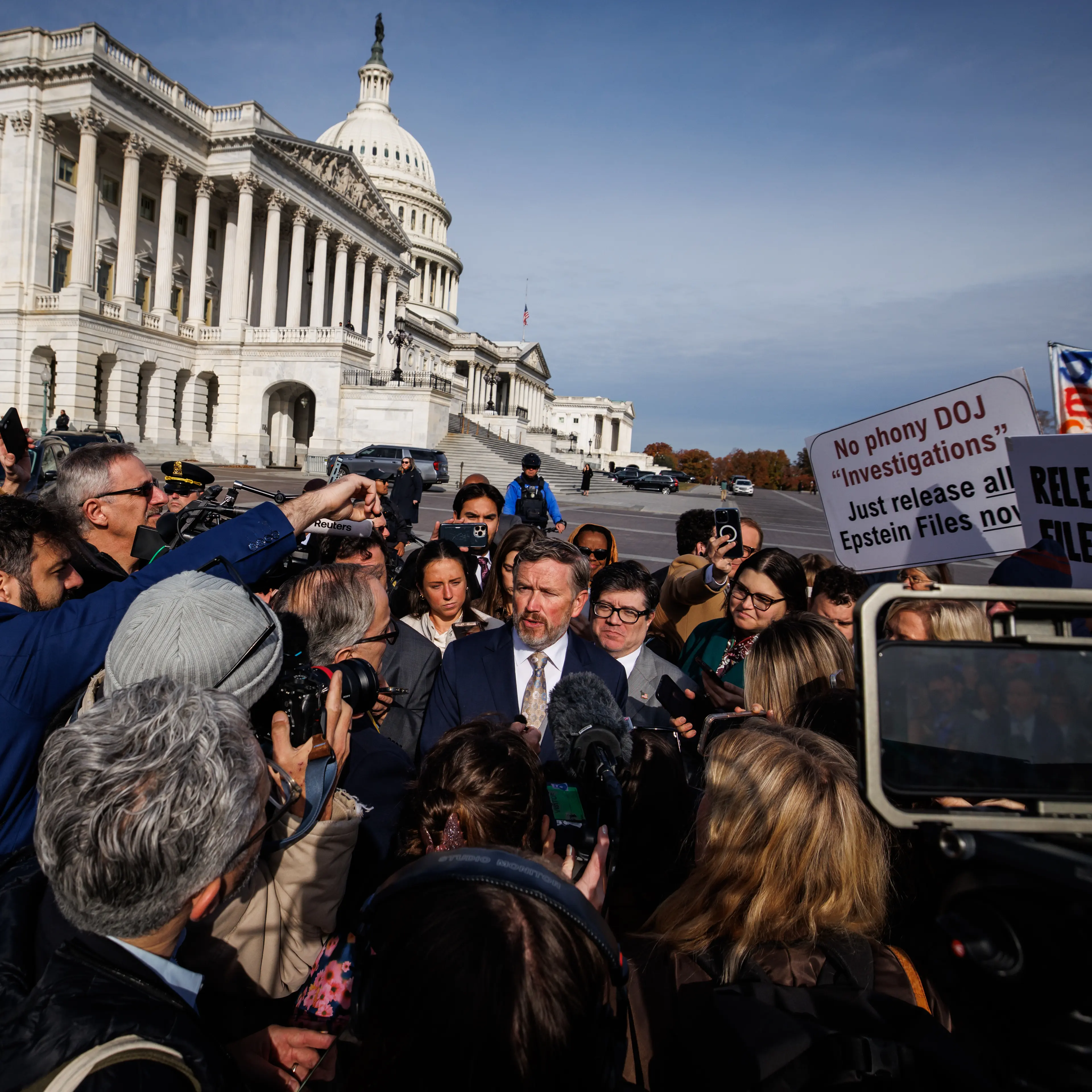 DC: House Holds Vote on Release of Epstein Files